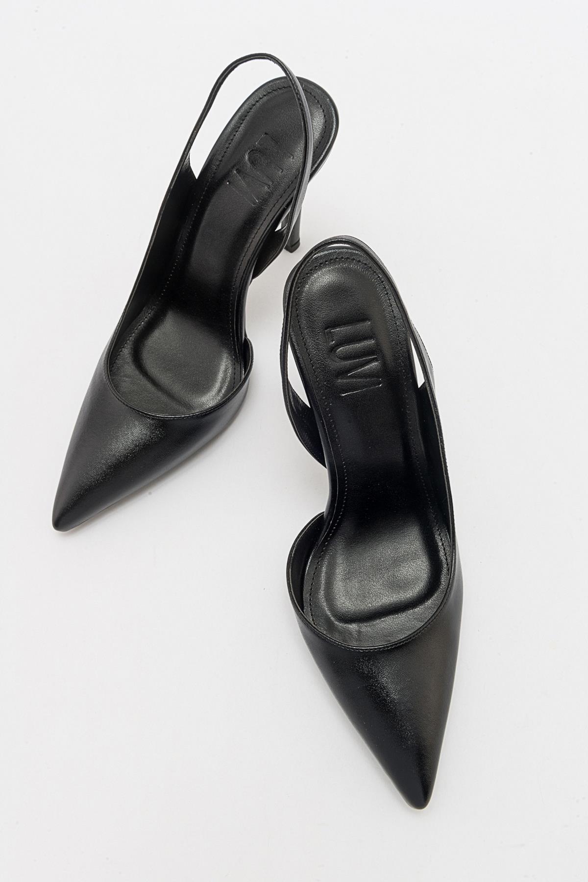 Twine - Black Heeled Shoe (Women)