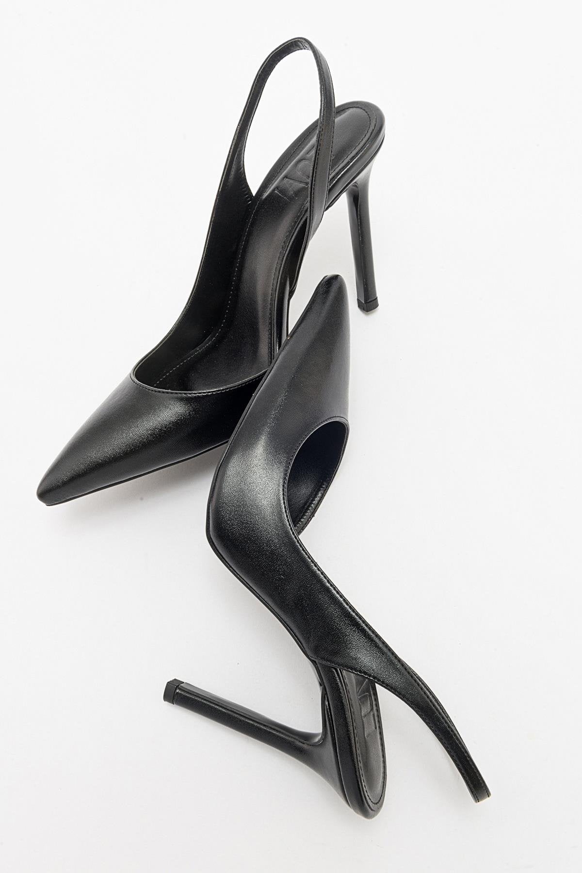 Twine - Black Heeled Shoe (Women)
