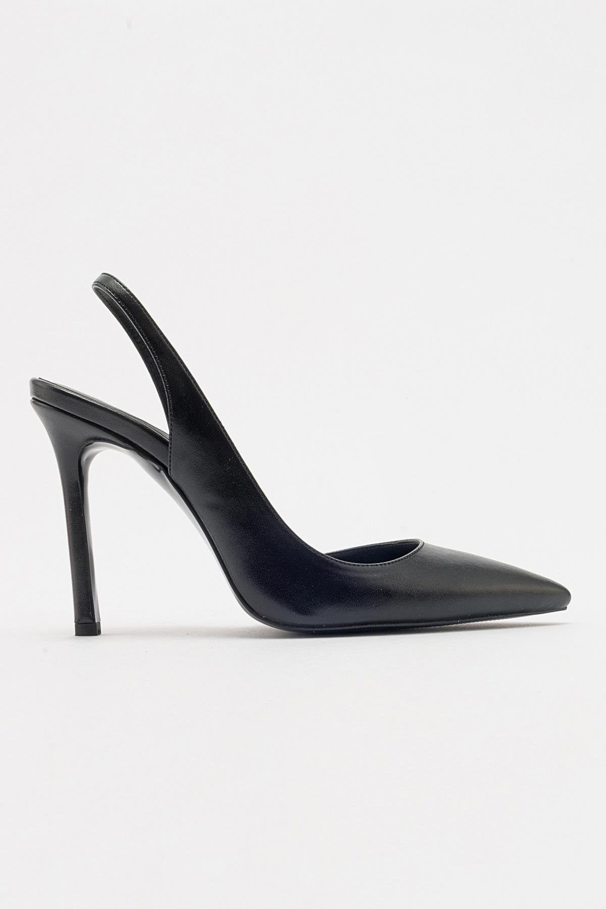 Twine - Black Heeled Shoe (Women)