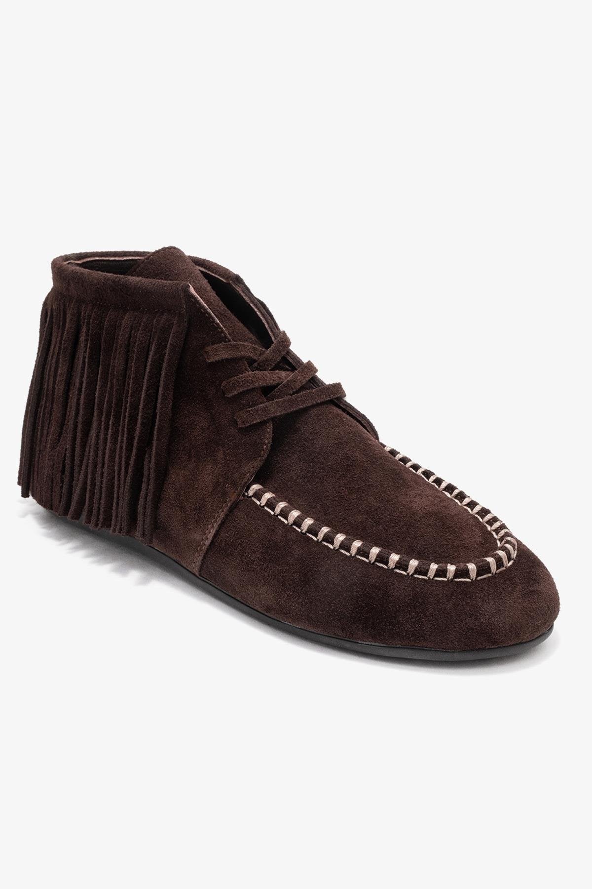Raux - Brown Genuine Leather Ankle Boot (Women)