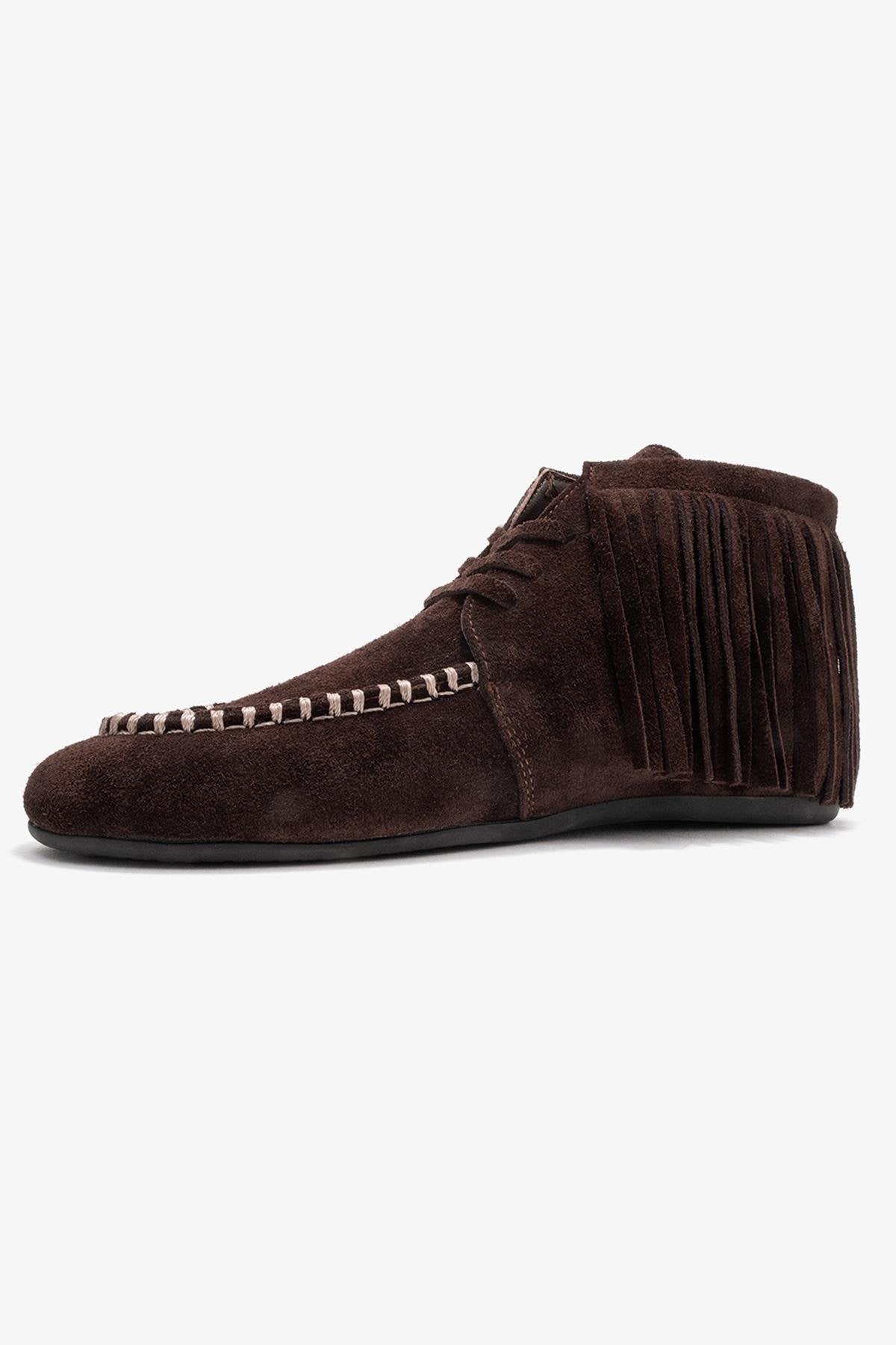 Raux - Brown Genuine Leather Ankle Boot (Women)