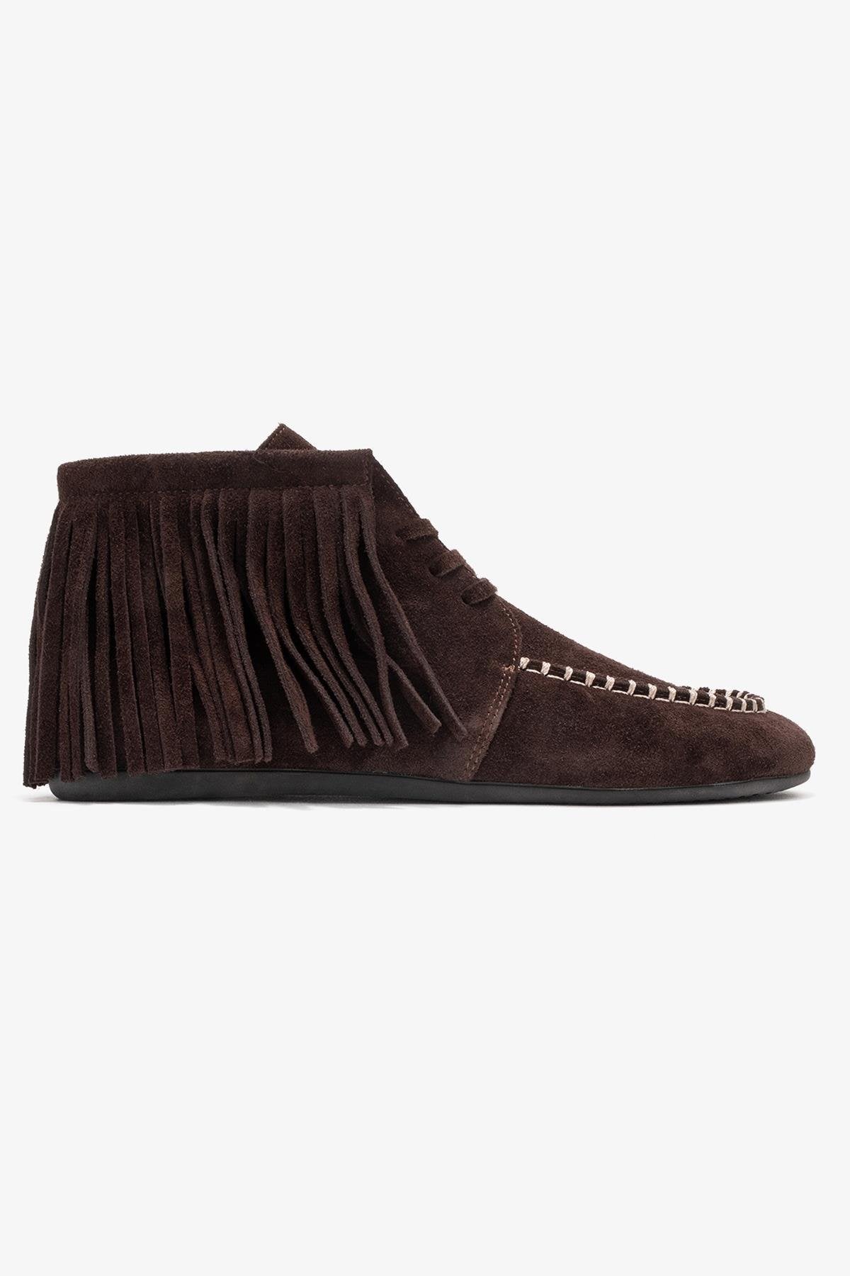 Raux - Brown Genuine Leather Ankle Boot (Women)