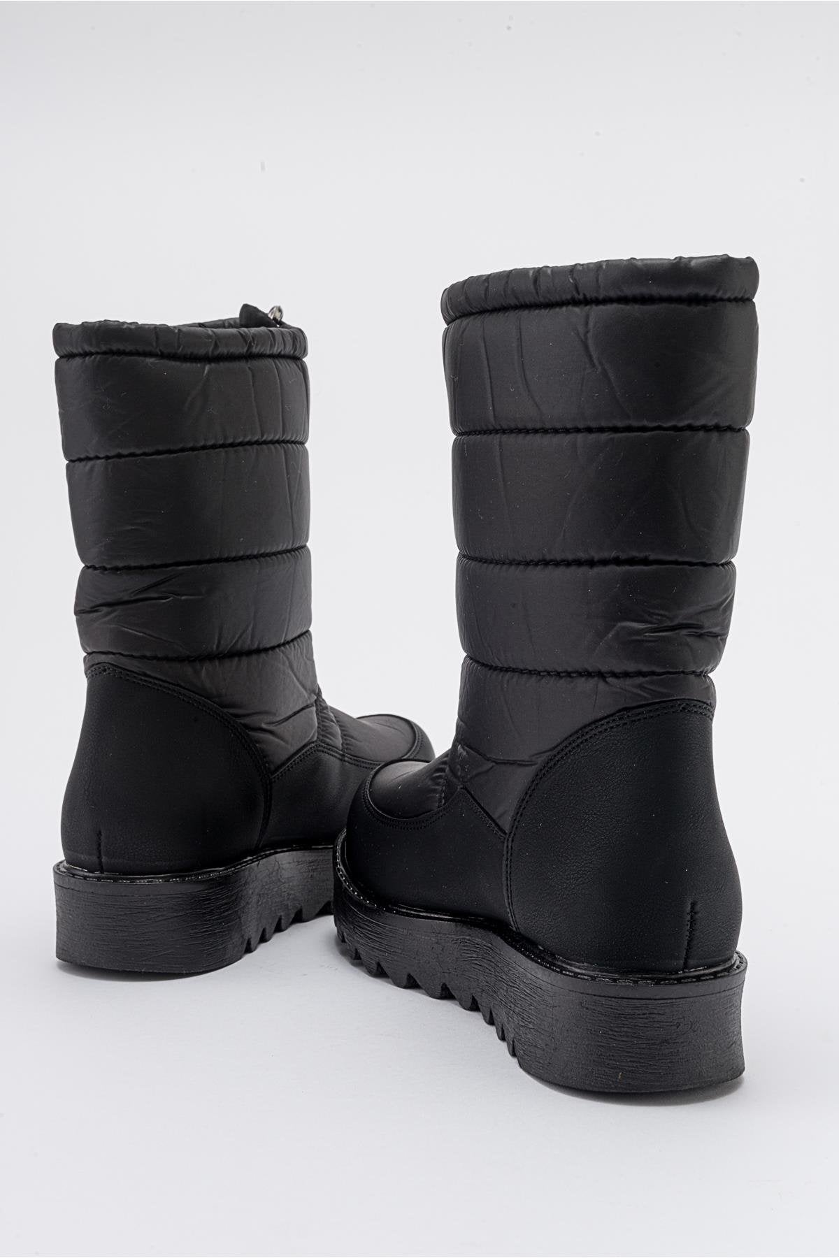 Vay - Black Zip-Up Snow Boot (Women)