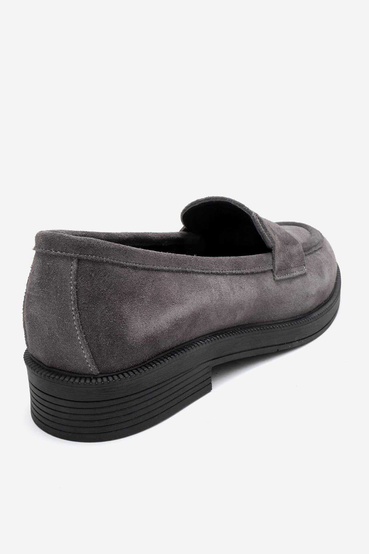 Bree - Smoke Suede Genuine Leather Loafer (women)