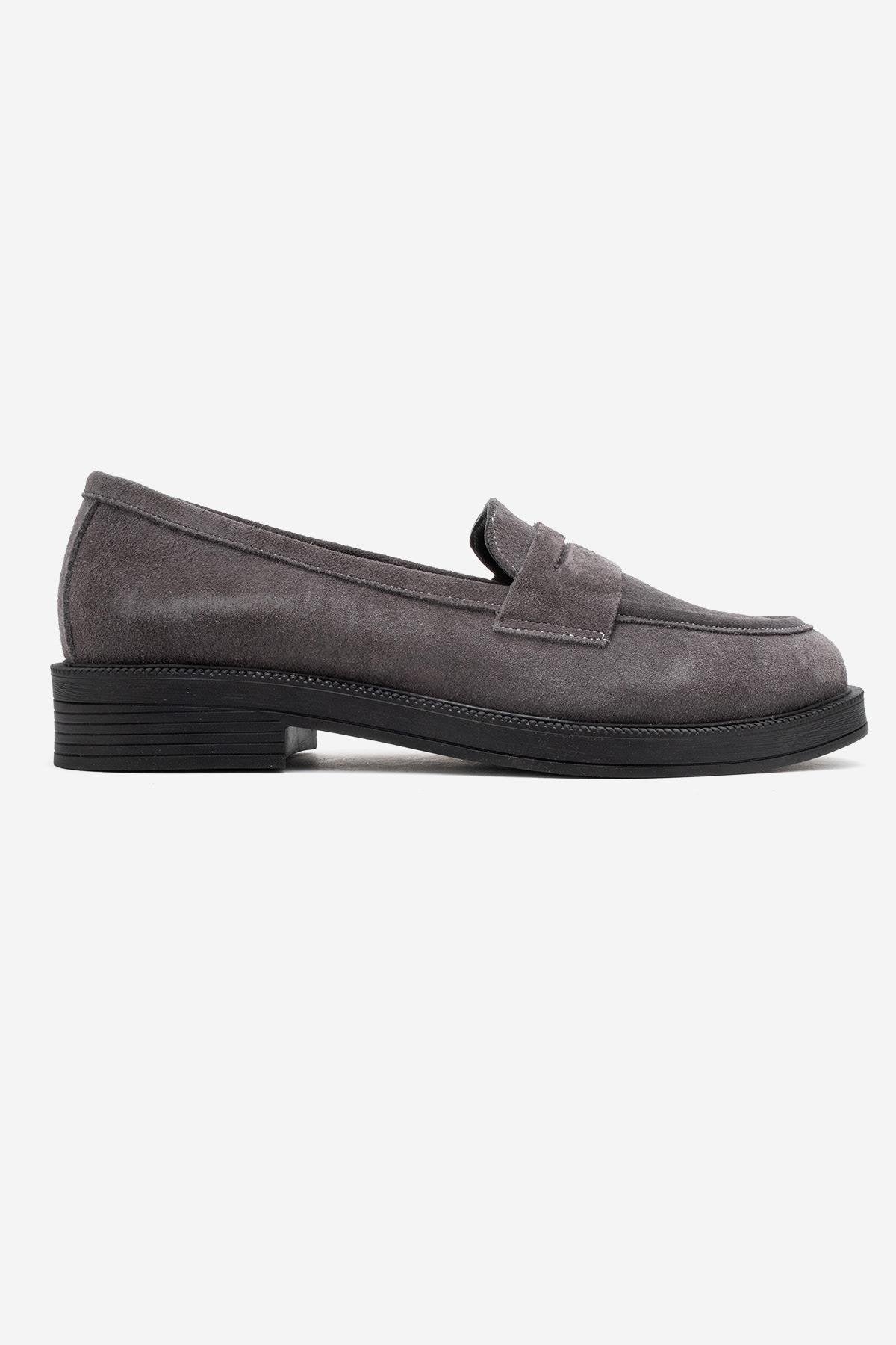 Bree - Smoke Suede Genuine Leather Loafer (women)