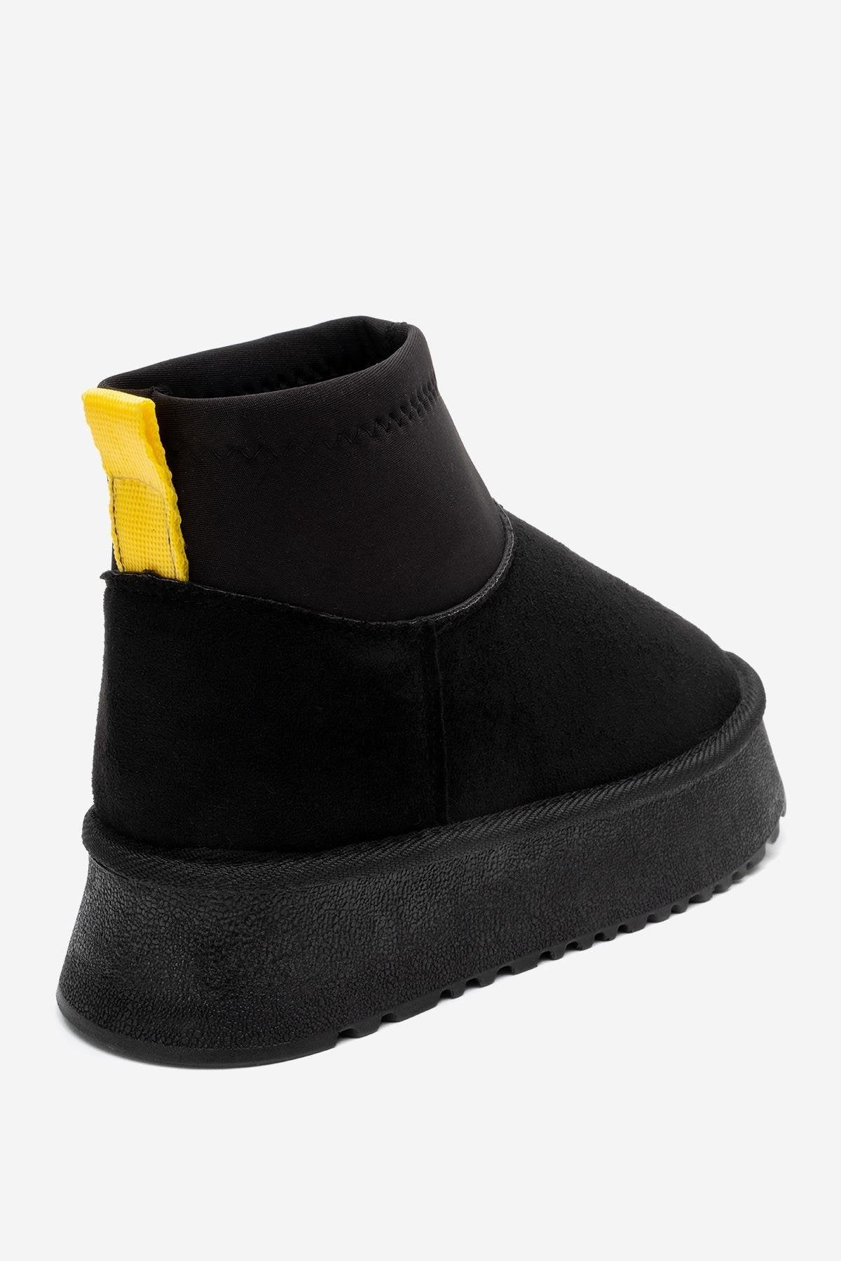 Ovar - Black Suede Platform Boot (Women)