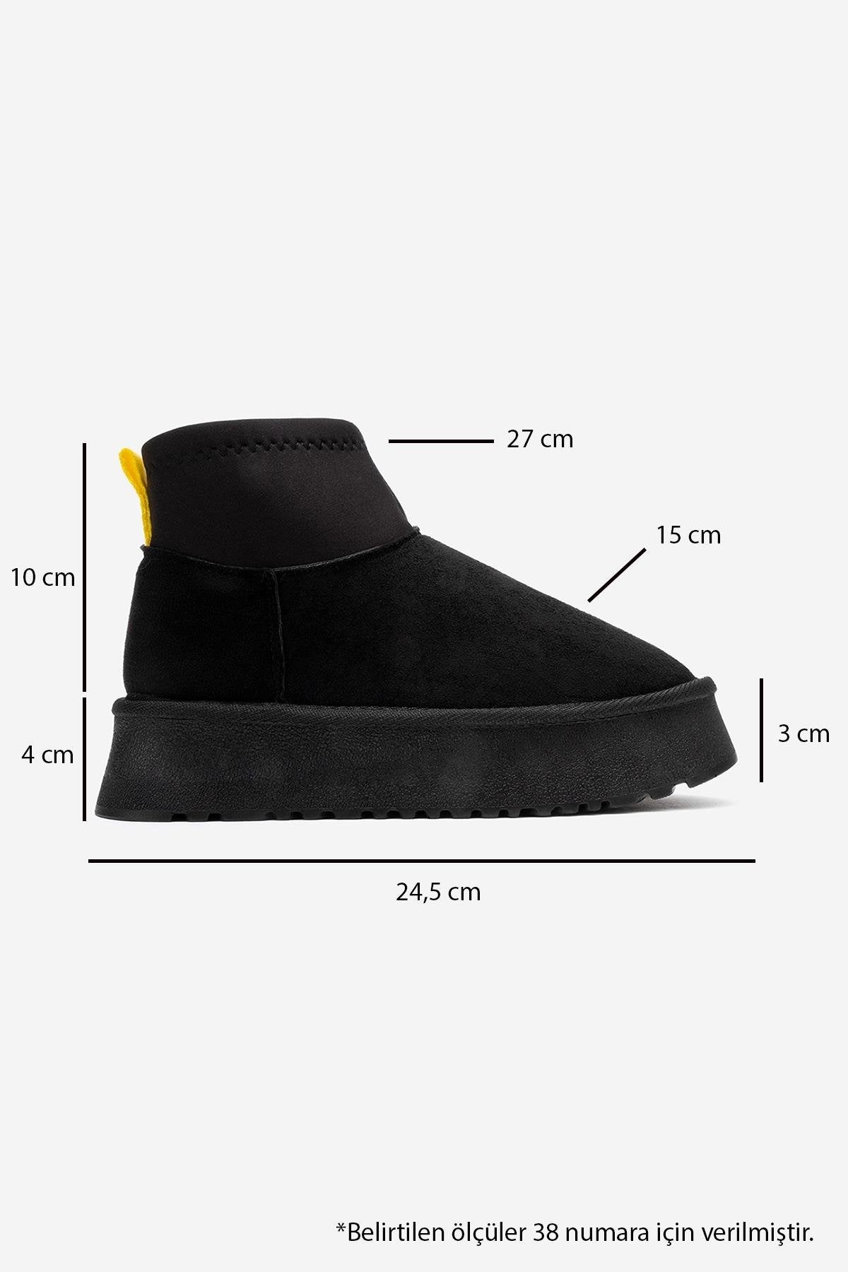 Ovar - Black Suede Platform Boot (Women)