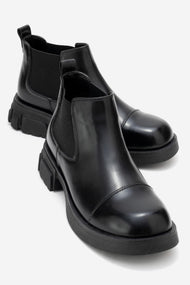 Cafune - Black Ankle Boot (Women)