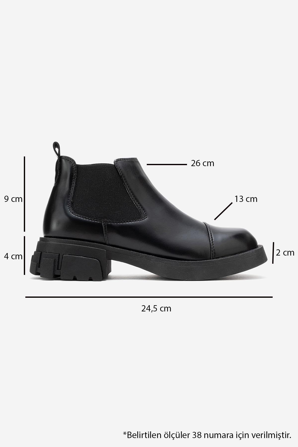 Cafune - Black Ankle Boot (Women)