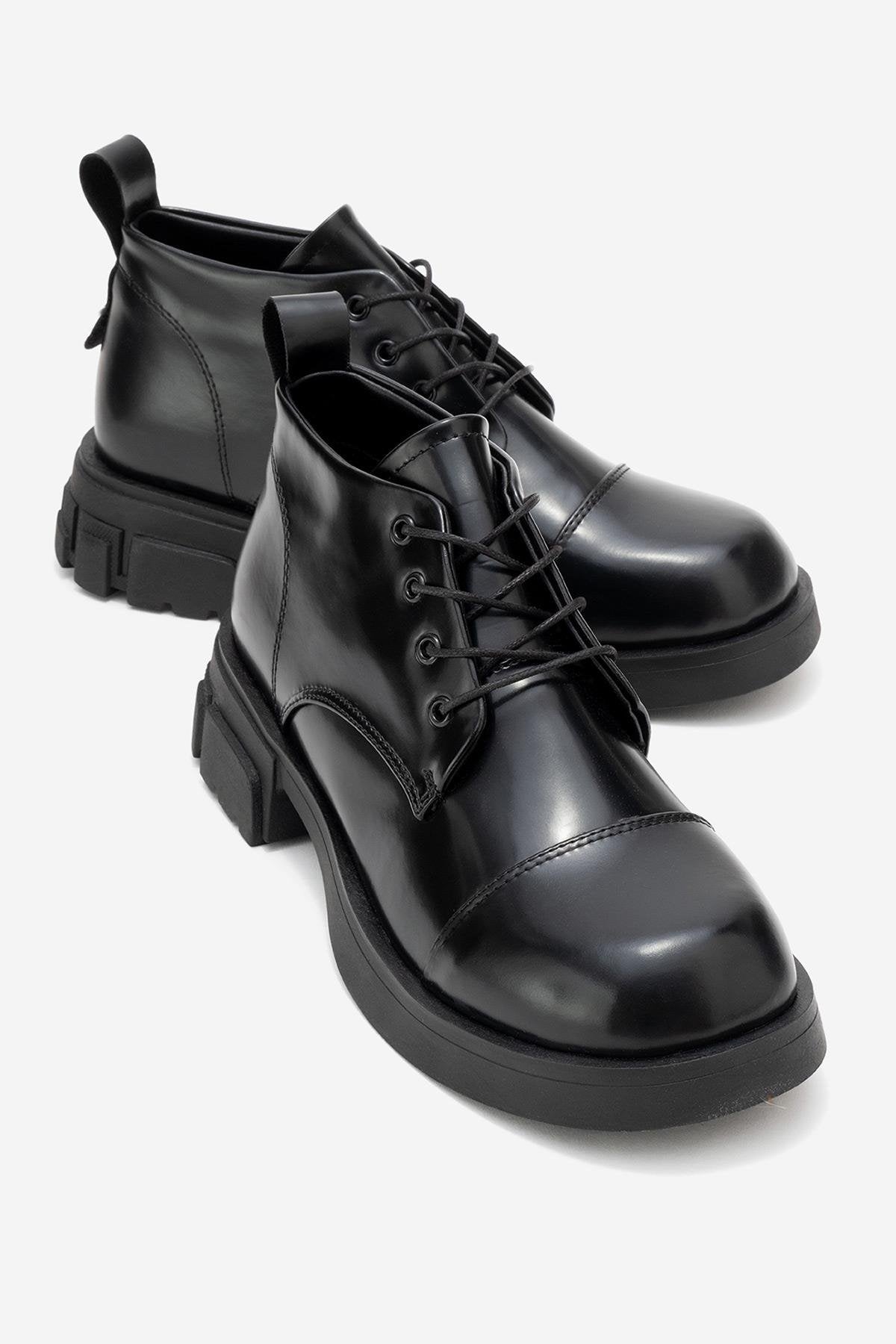 Lagom - Black Ankle Boot (Women)