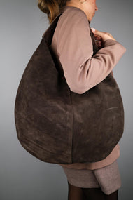 PUJA - Brown Genuine Leather Shoulder Bag (Women)