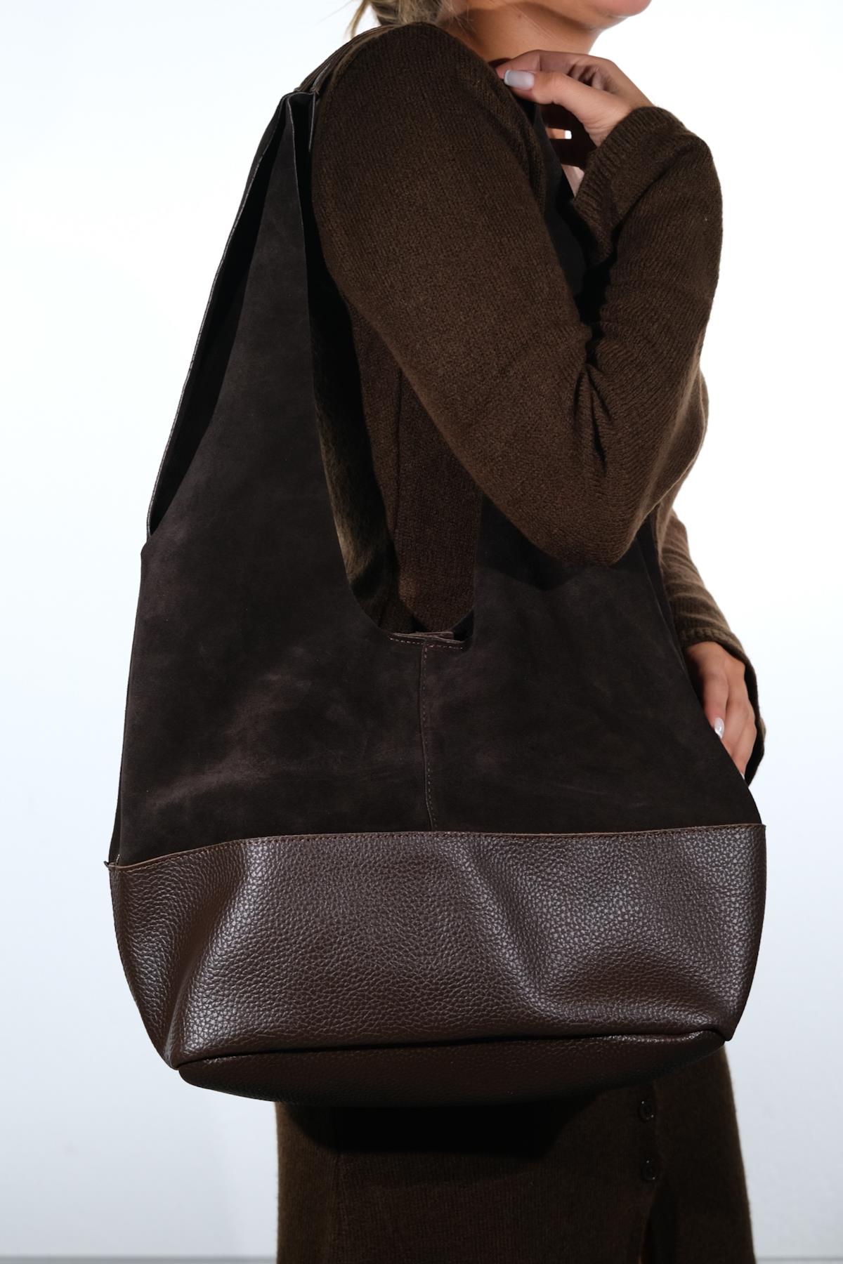 AVOS - Brown Genuine Leather Shoulder Bag (Women)