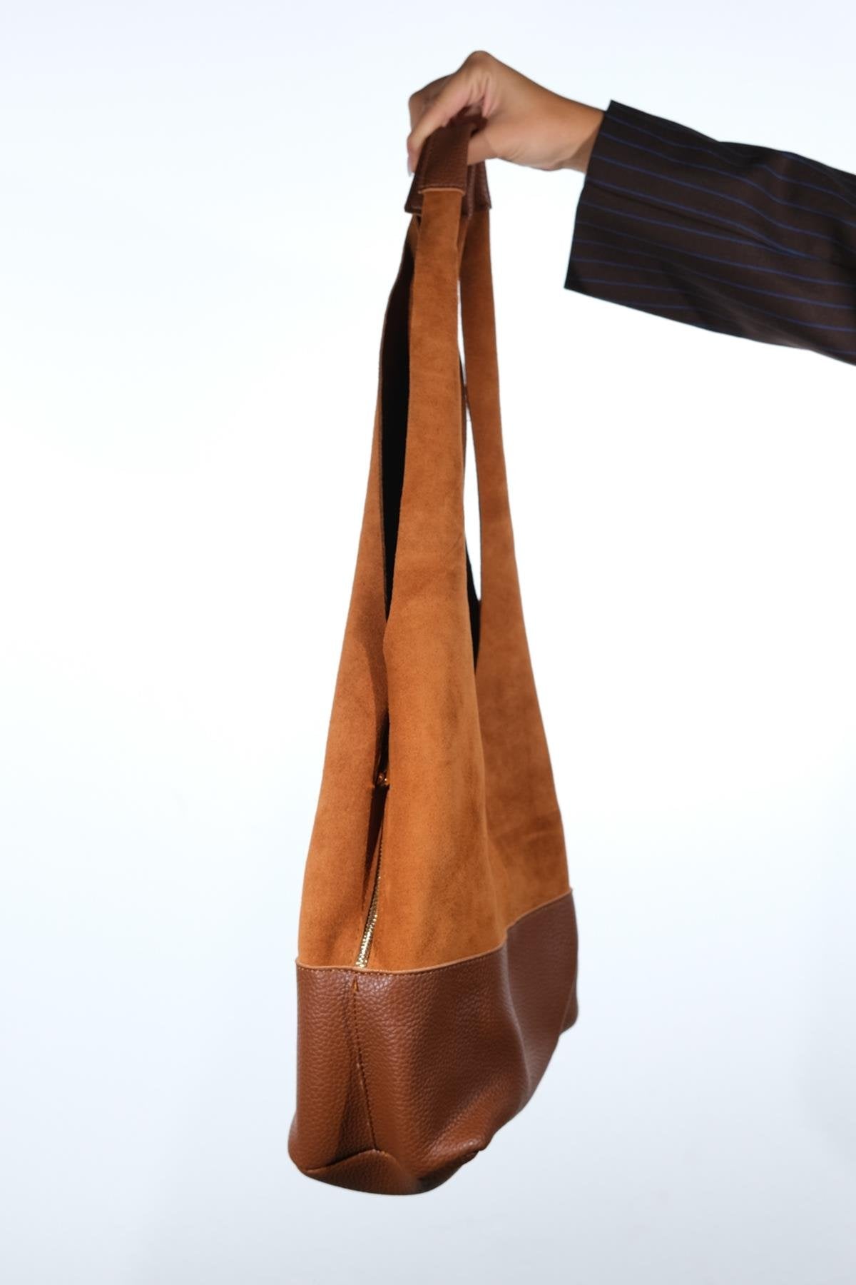 AVOS - Cognac Genuine Leather Shoulder Bag (Women)