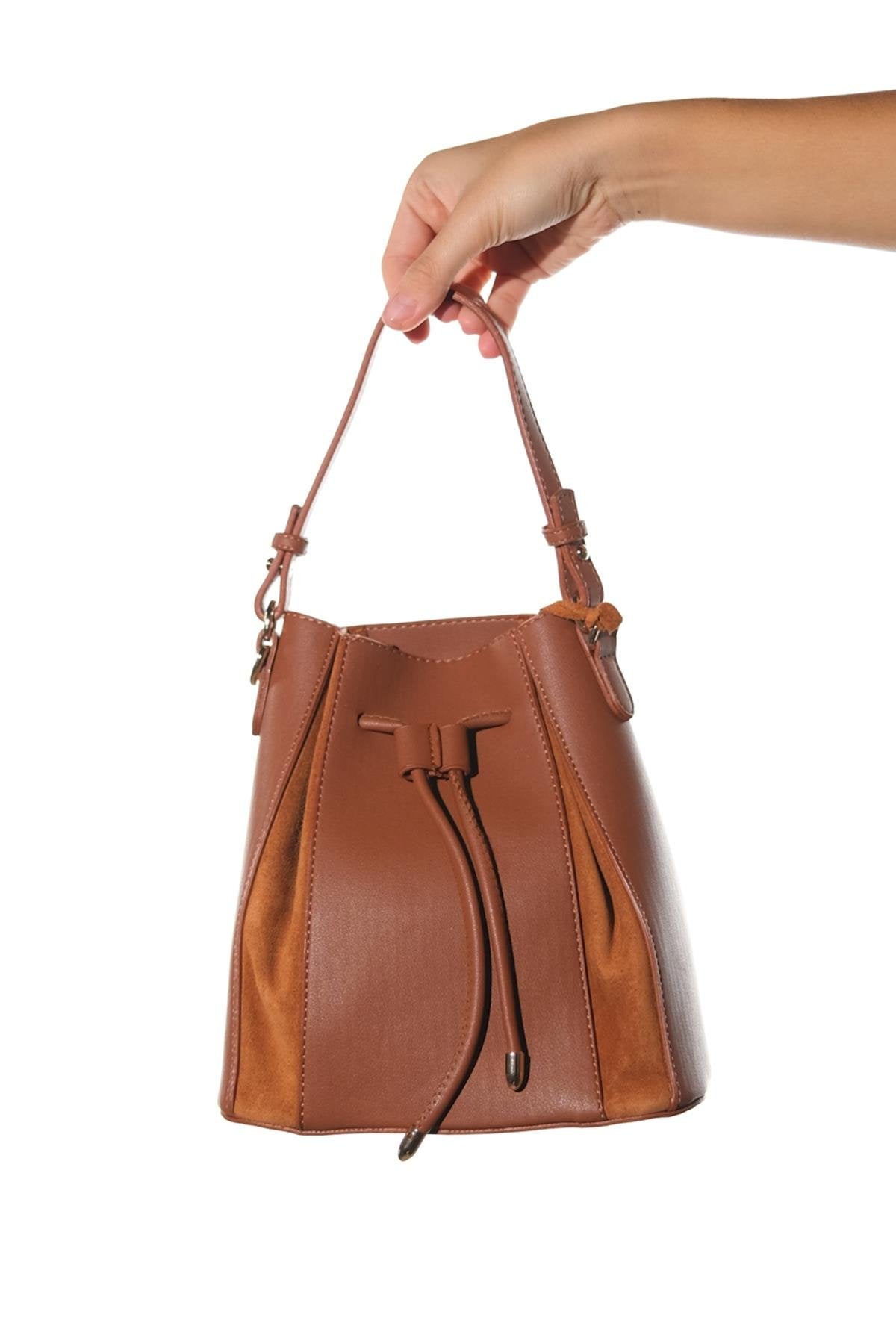 Maralis - Cognac Genuine Leather Shoulder Bag (Women)
