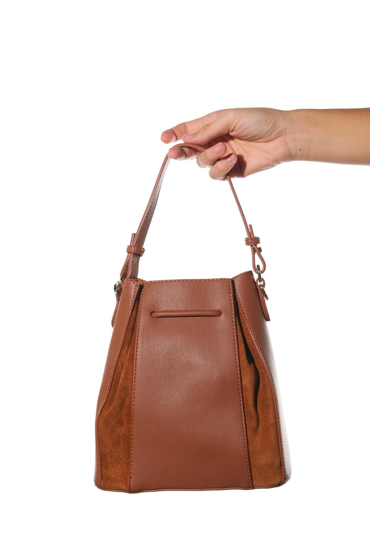 Maralis - Cognac Genuine Leather Shoulder Bag (Women)