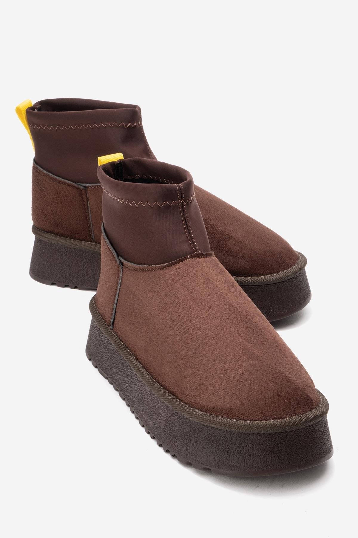 OVAR - Brown Scuba Platform Boot (Women)