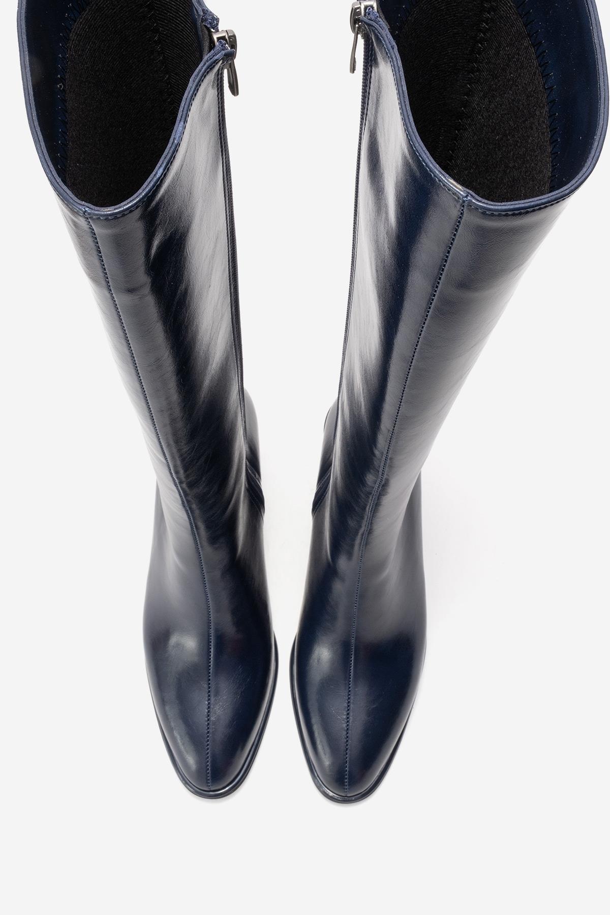 PARADİS - Navy Block Heel Boot (Women)