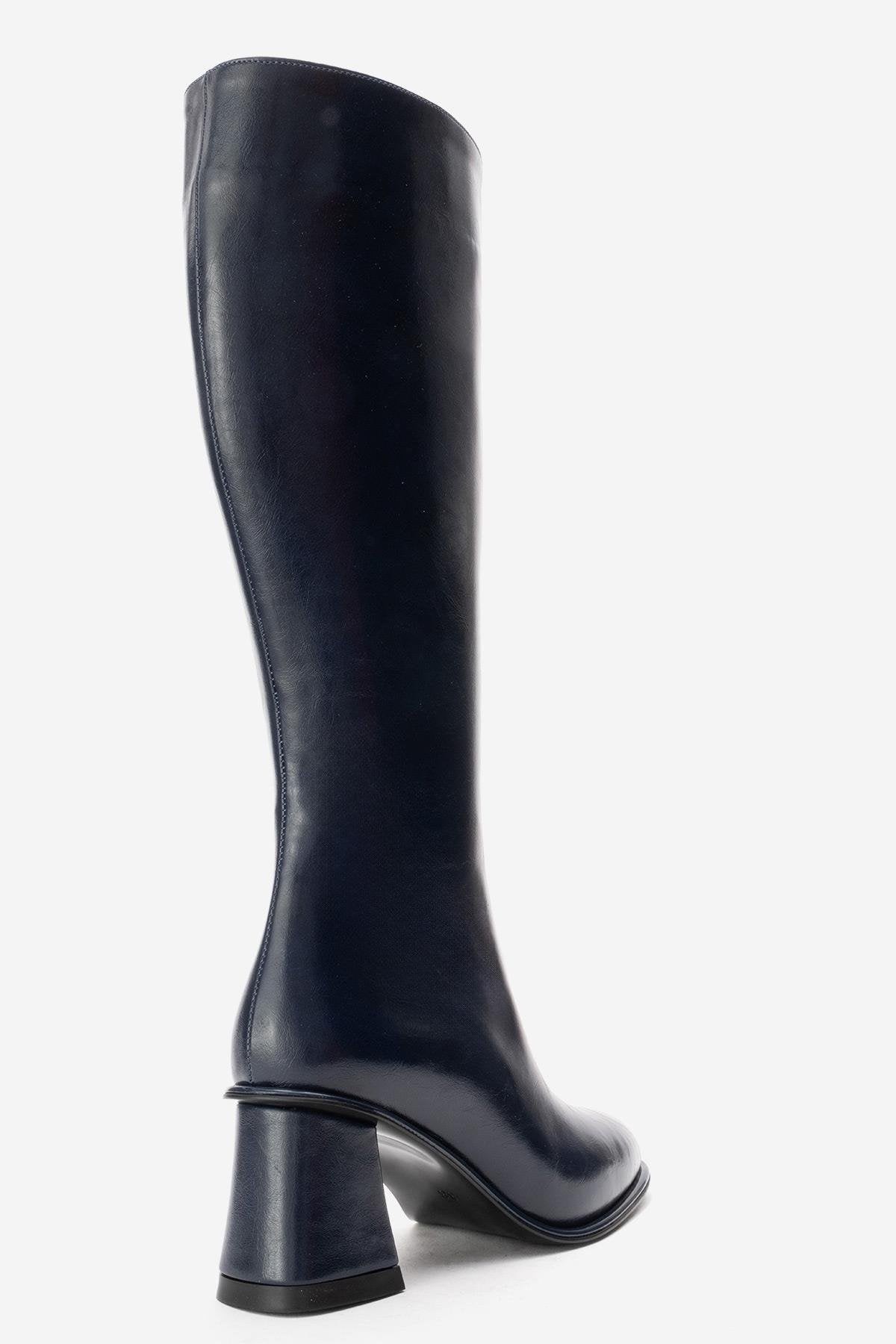 PARADİS - Navy Block Heel Boot (Women)