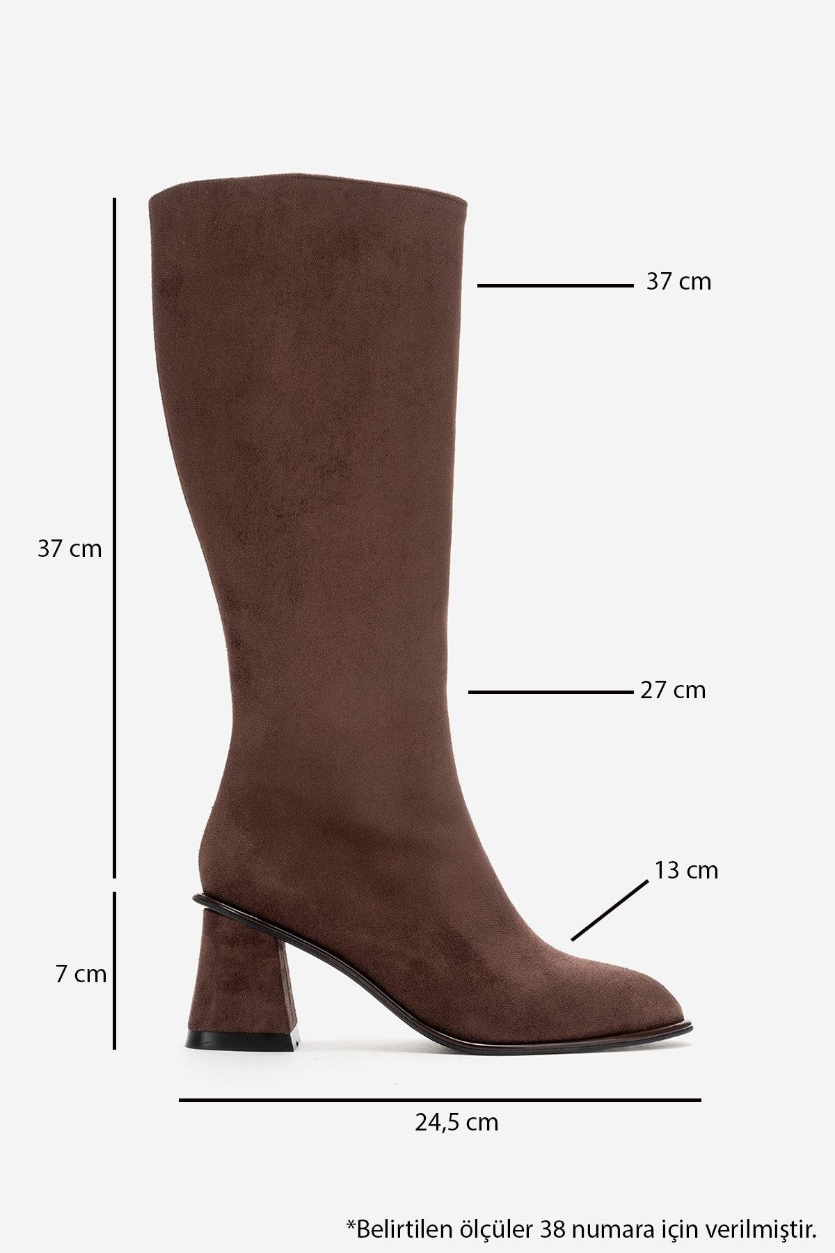 PARADIS - Brown Block Heel Boot (Women)