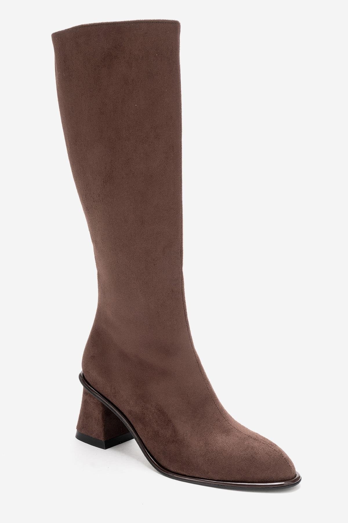PARADIS - Brown Block Heel Boot (Women)