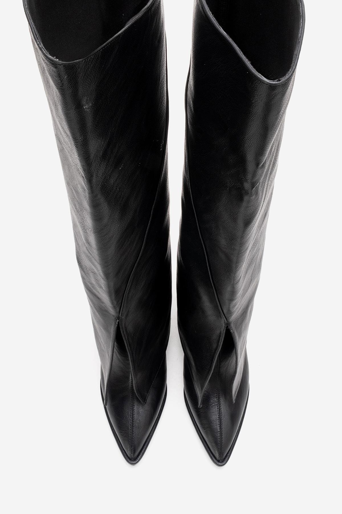 AJA - Black Block Heel Boot (Women)