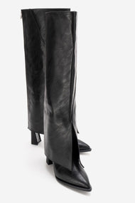 AJA - Black Block Heel Boot (Women)