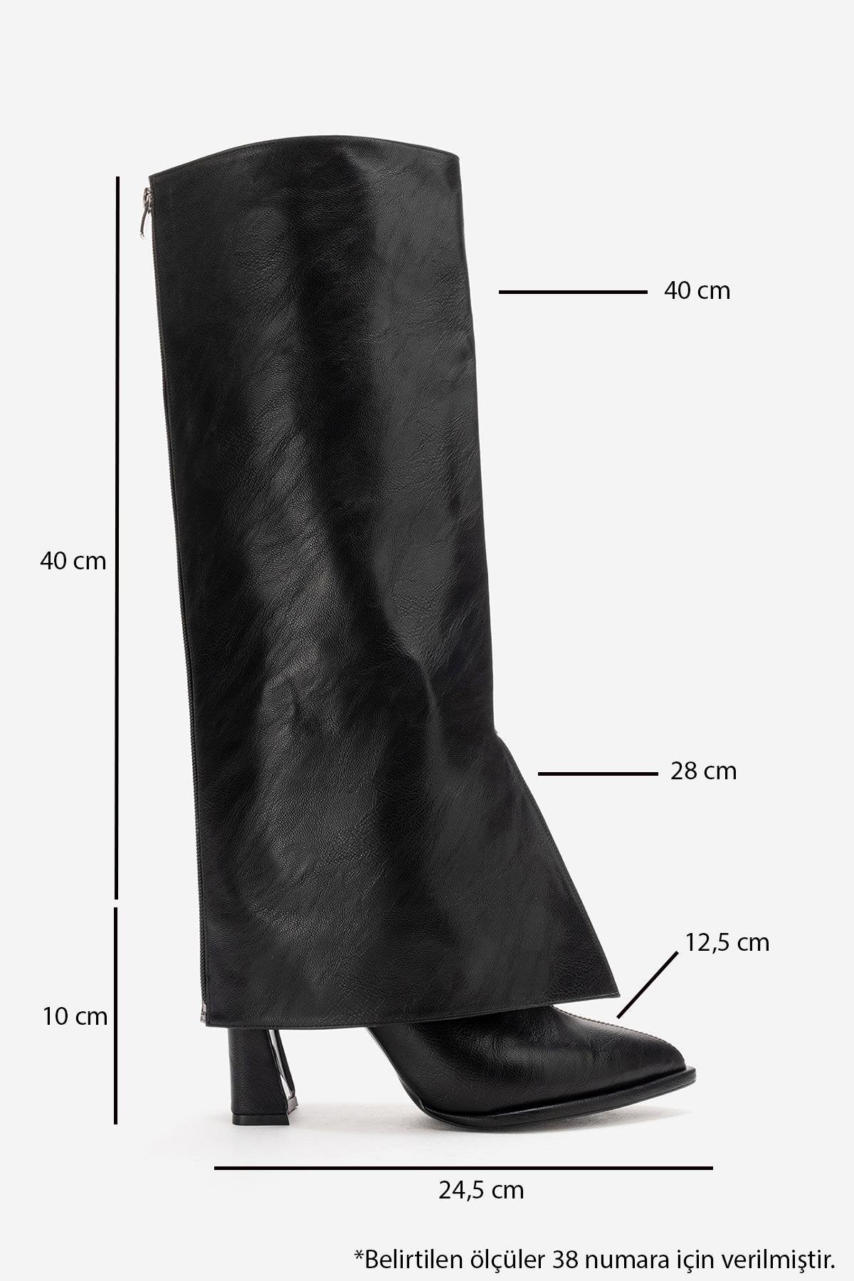 AJA - Black Block Heel Boot (Women)