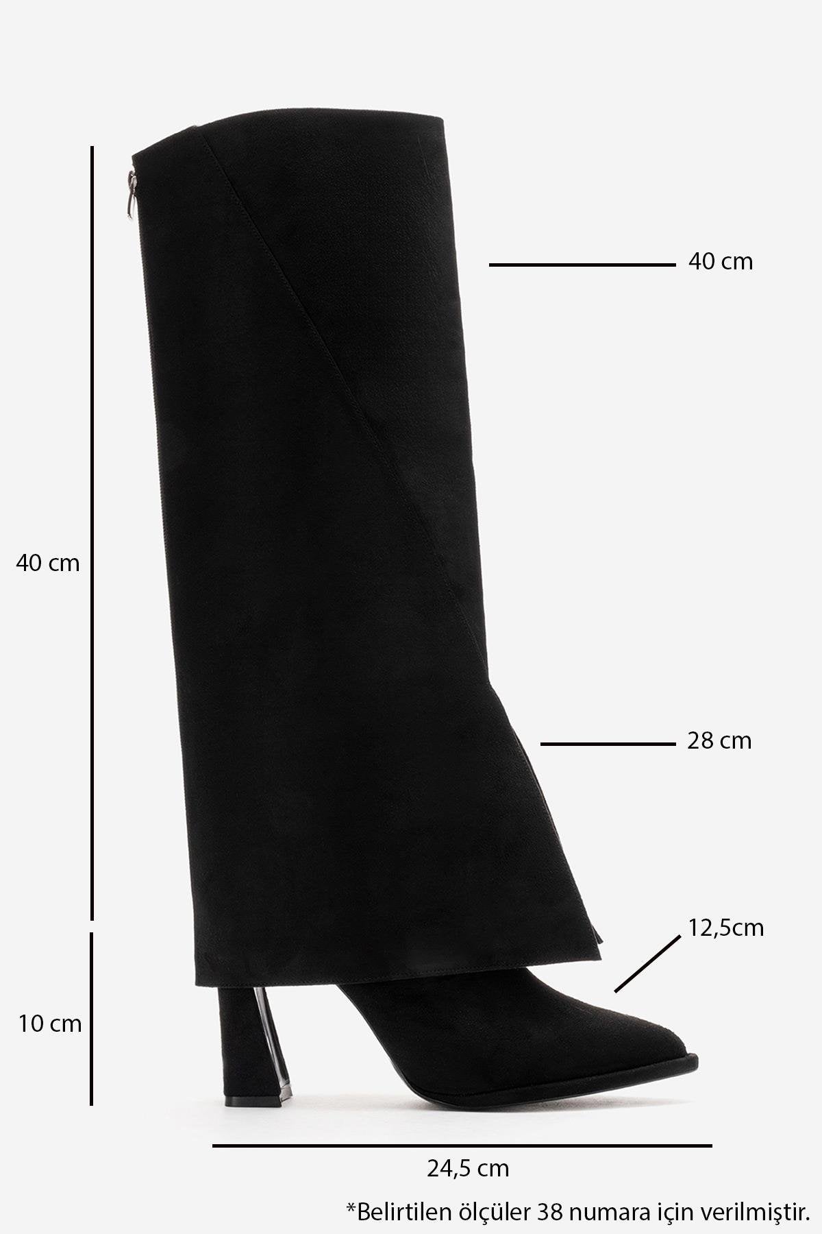 AJA - Black Block Heel Boot (Women)