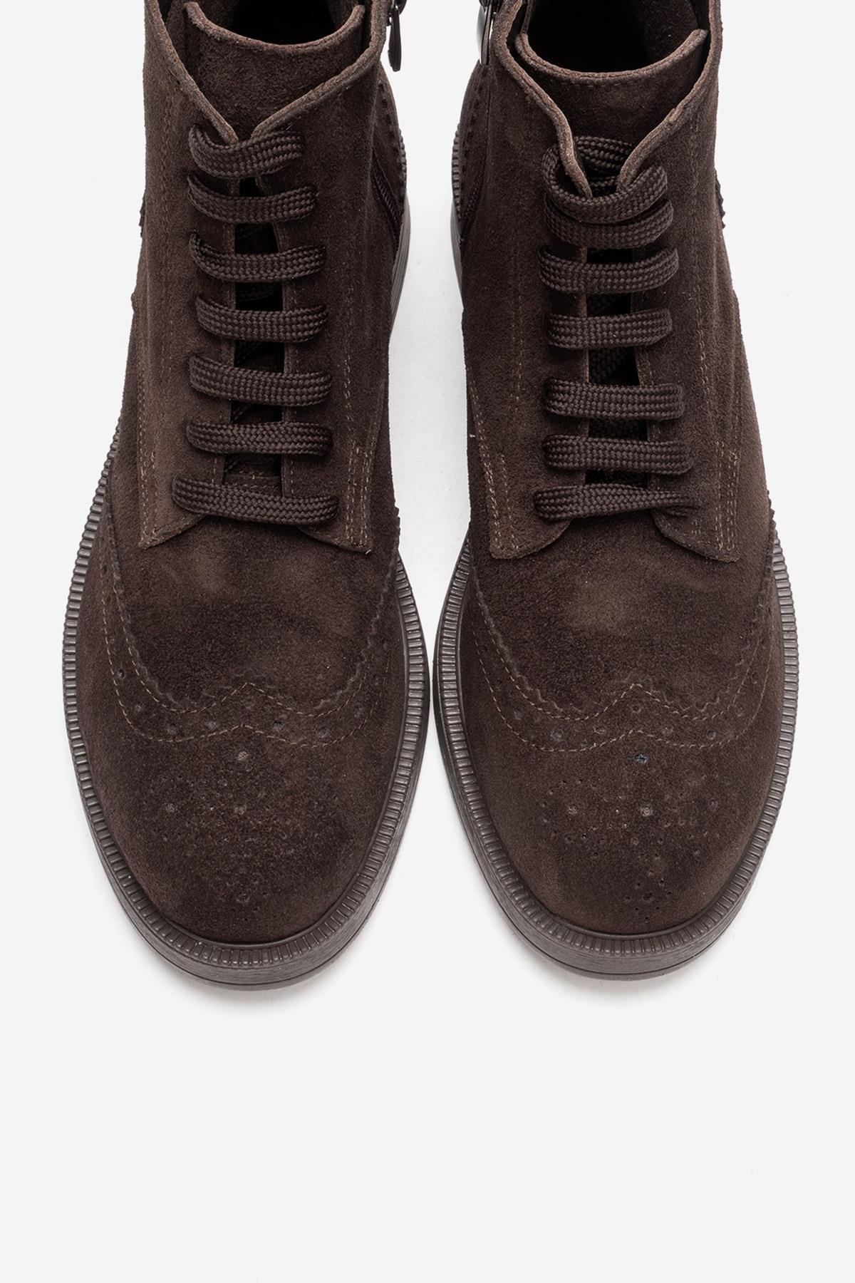 NELVY - Cognac Genuine Leather Boot (Women)