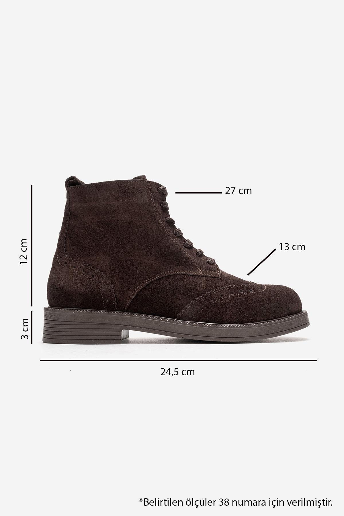 NELVY - Cognac Genuine Leather Boot (Women)
