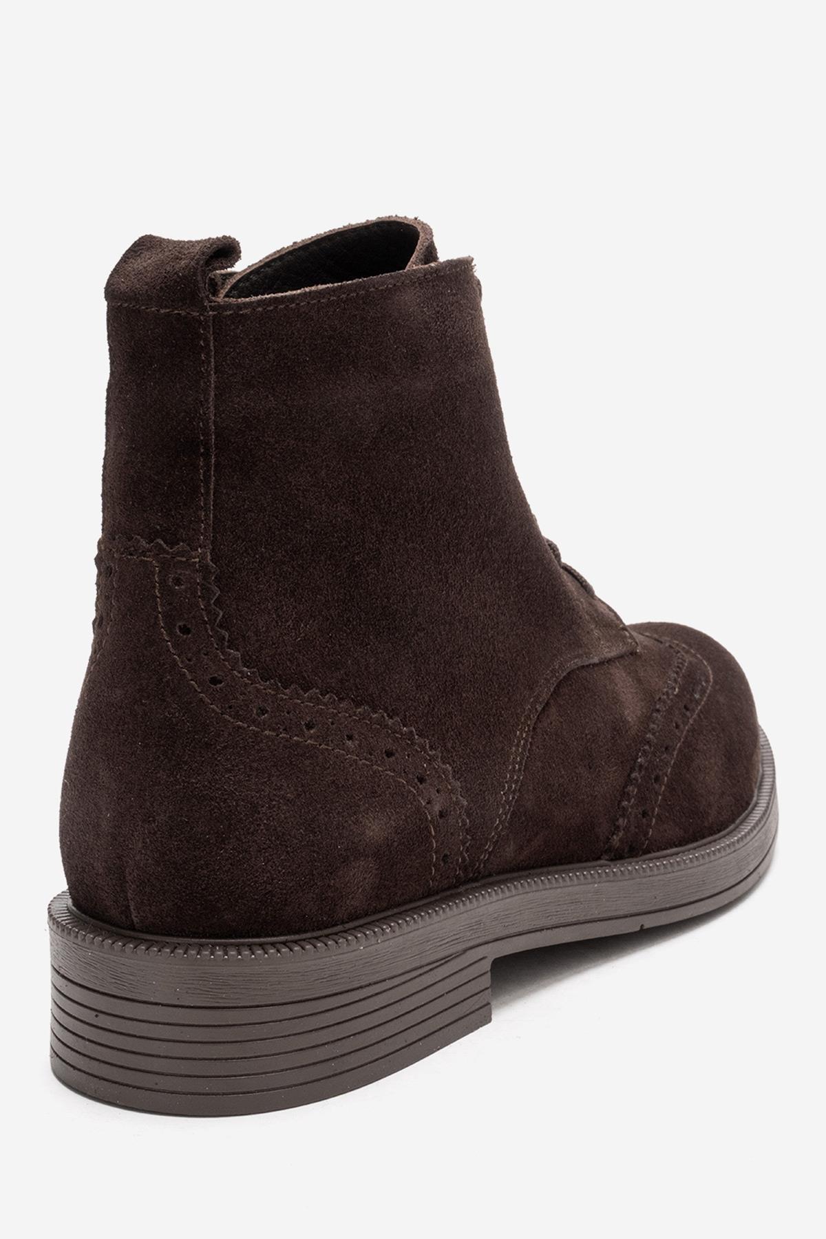 NELVY - Cognac Genuine Leather Boot (Women)