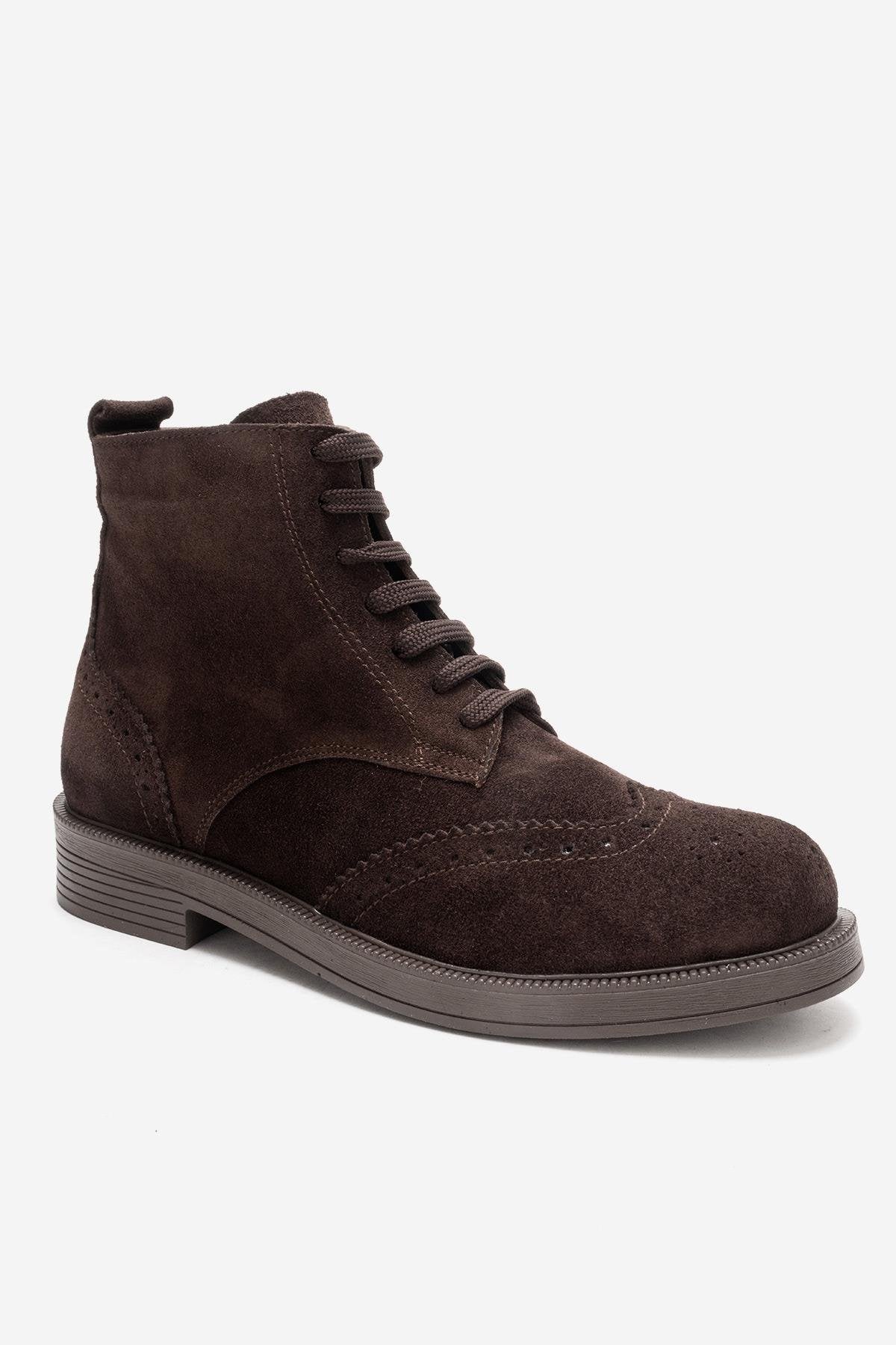 NELVY - Cognac Genuine Leather Boot (Women)