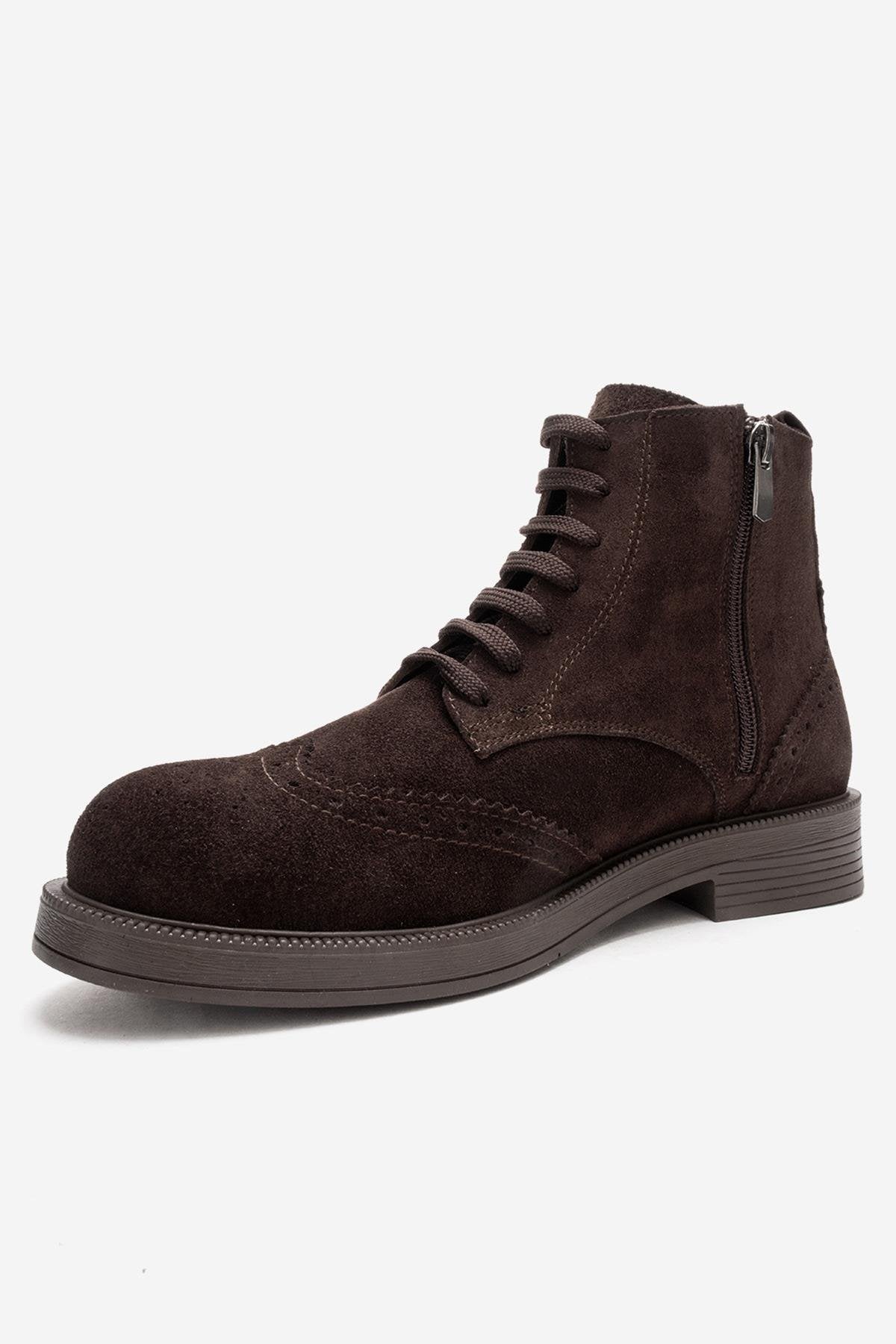 NELVY - Cognac Genuine Leather Boot (Women)