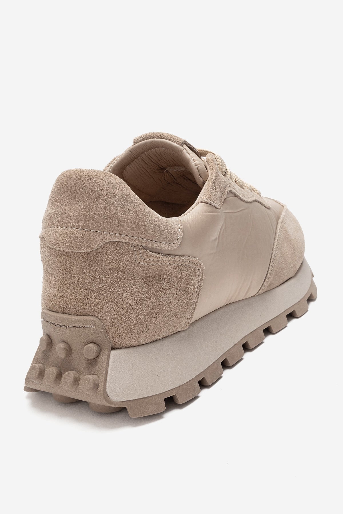 AMANDA - Beige Genuine Leather Sneaker (Women)