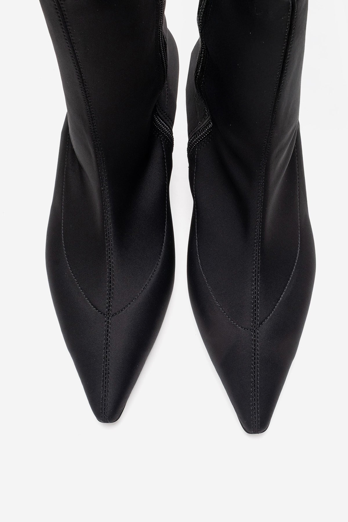 ALORA - Black Scuba Ankle Boot (Women)