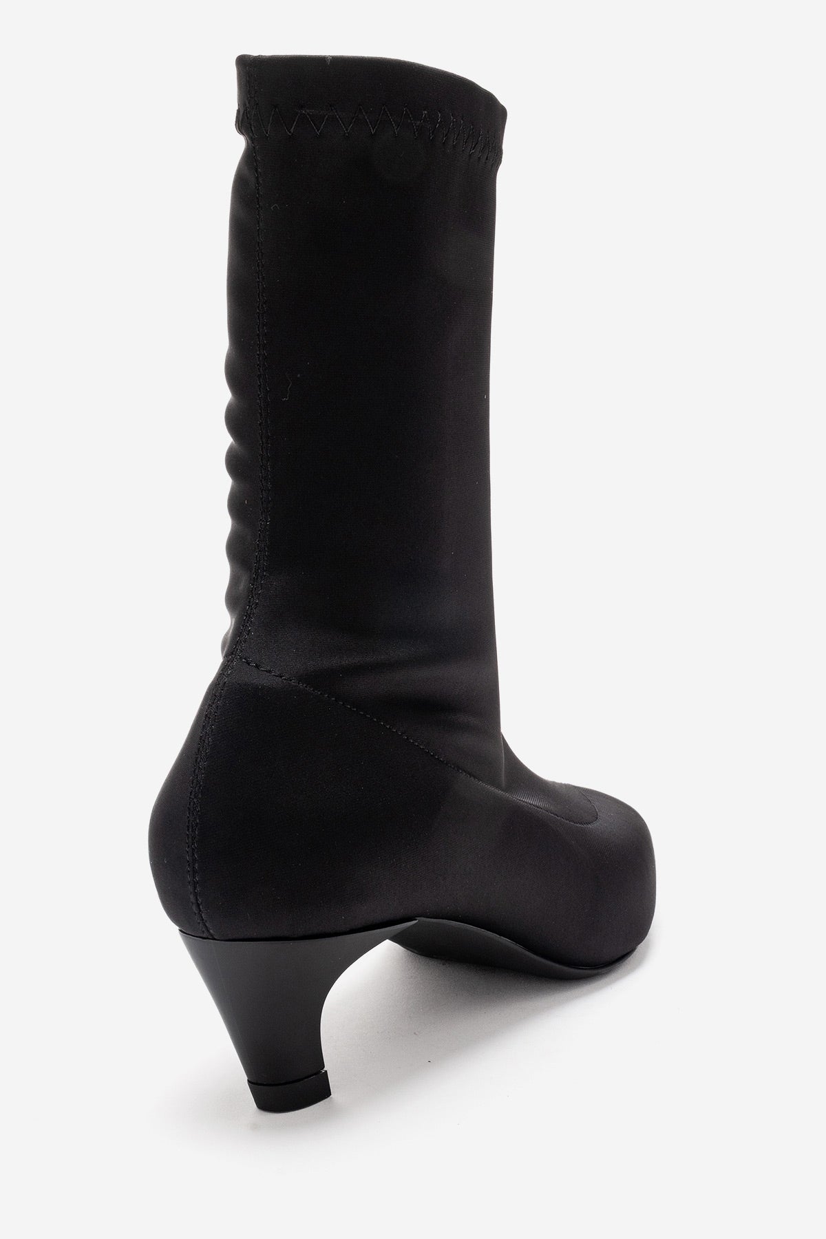 ALORA - Black Scuba Ankle Boot (Women)