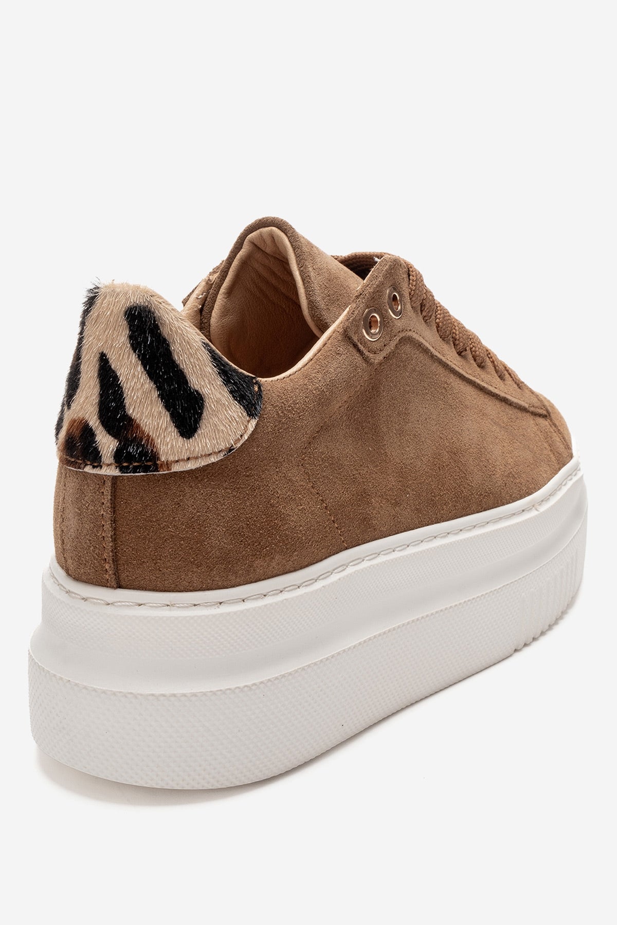 Nera - Camel Genuine Leather Casual Sneaker (Women)