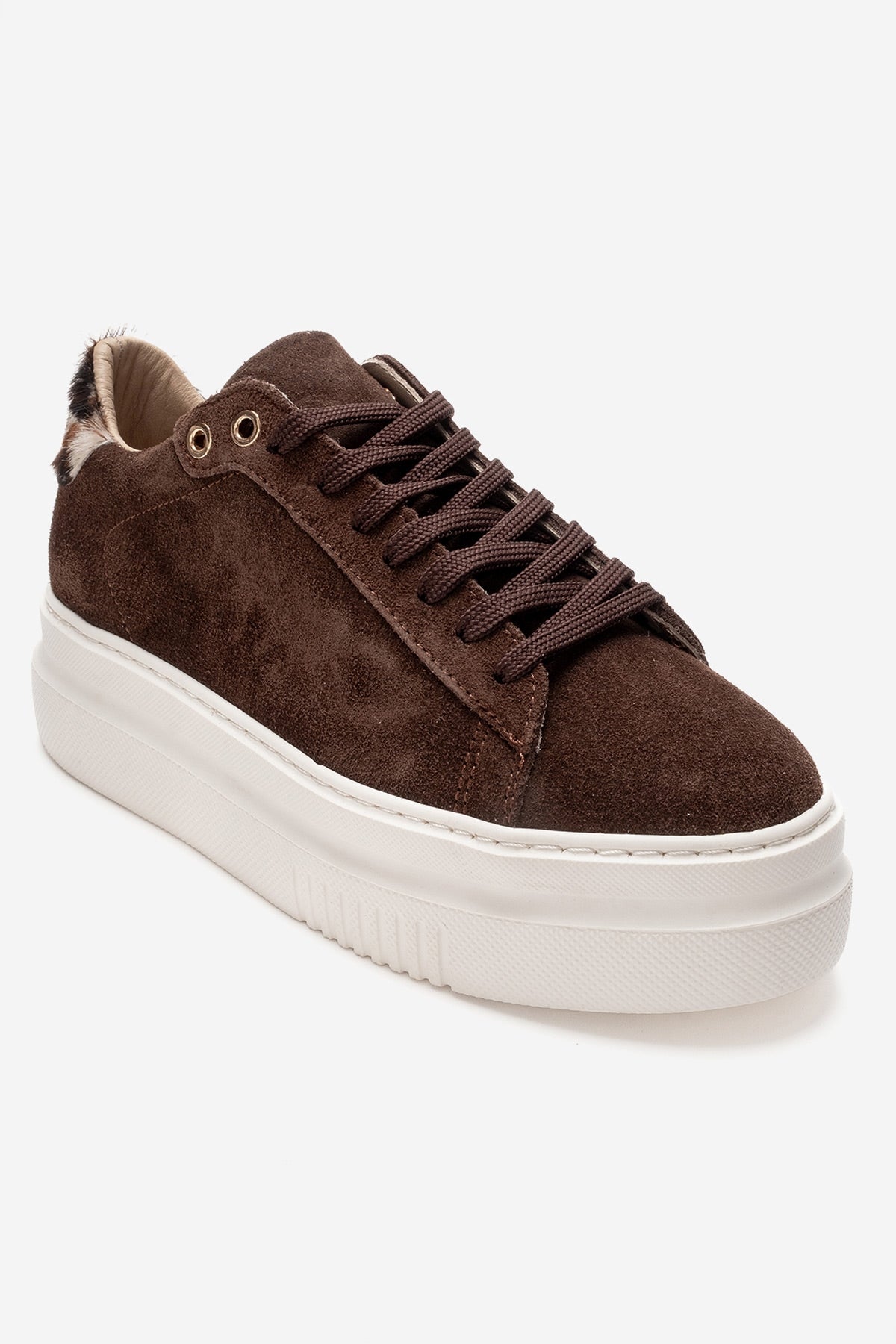 Nera - Brown Genuine Leather Casual Sneaker (Women)