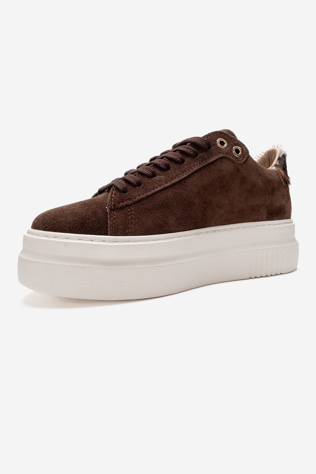 Nera - Brown Genuine Leather Casual Sneaker (Women)