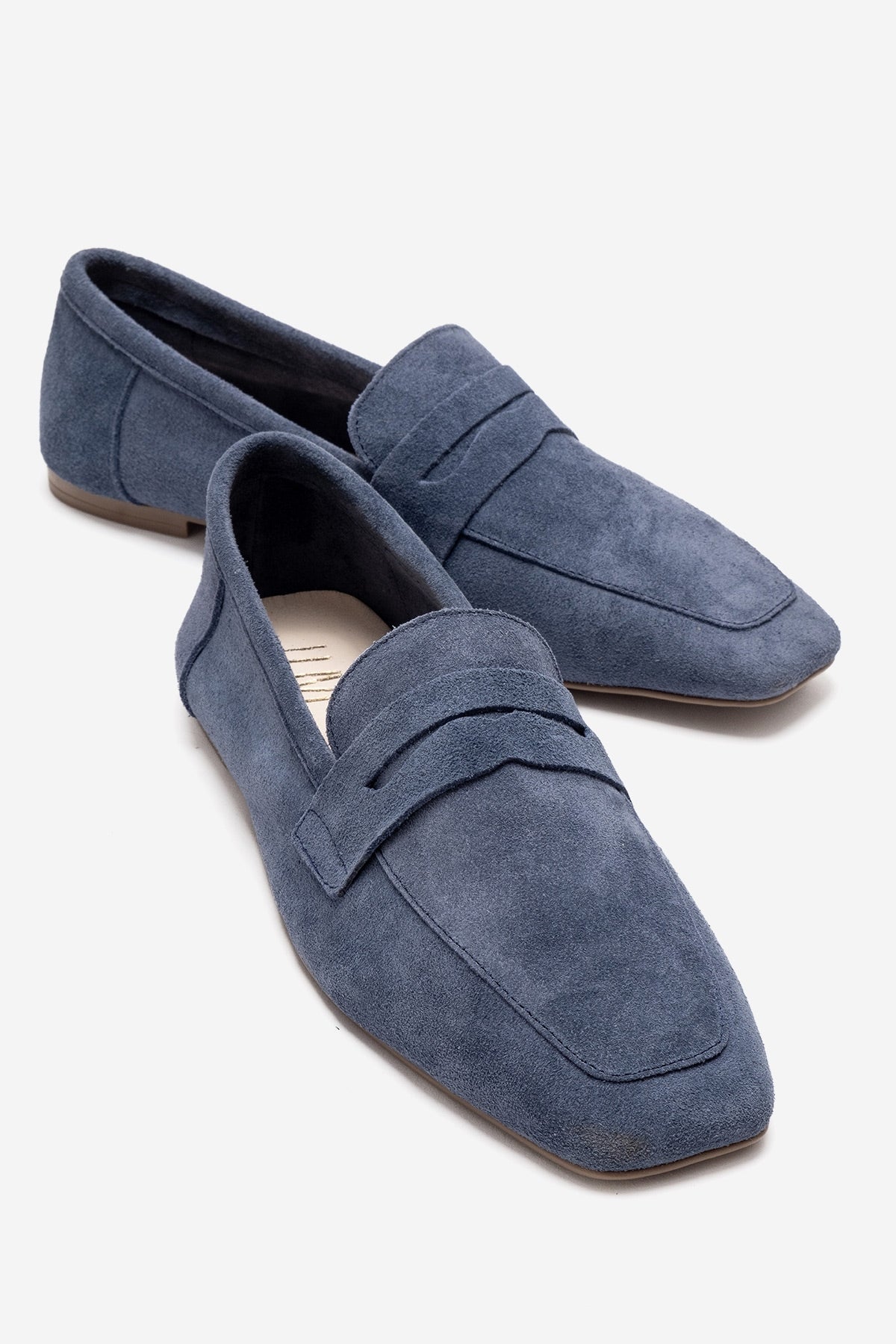 Morne - Navy Genuine Leather Loafer (Women)