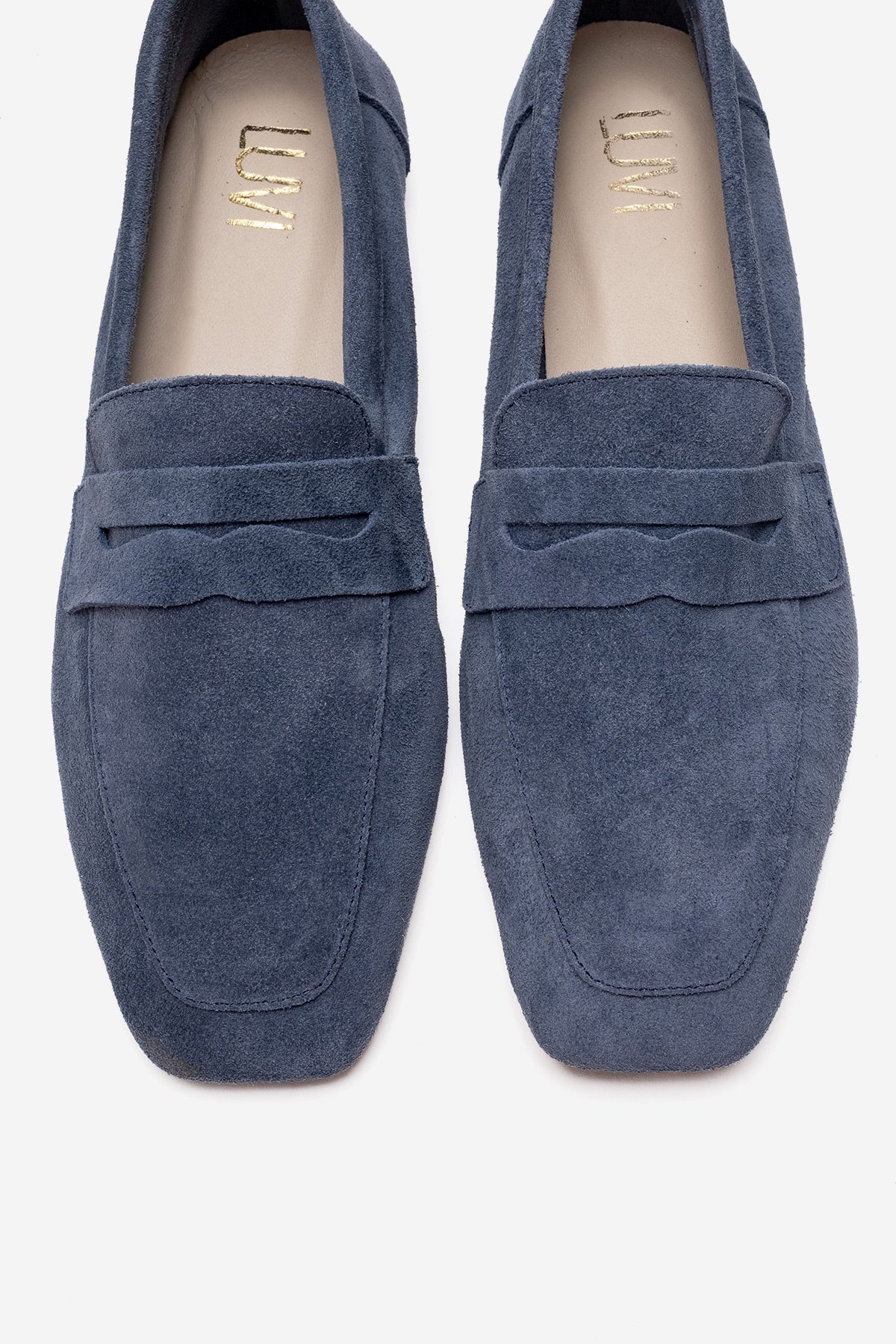 Morne - Navy Genuine Leather Loafer (Women)