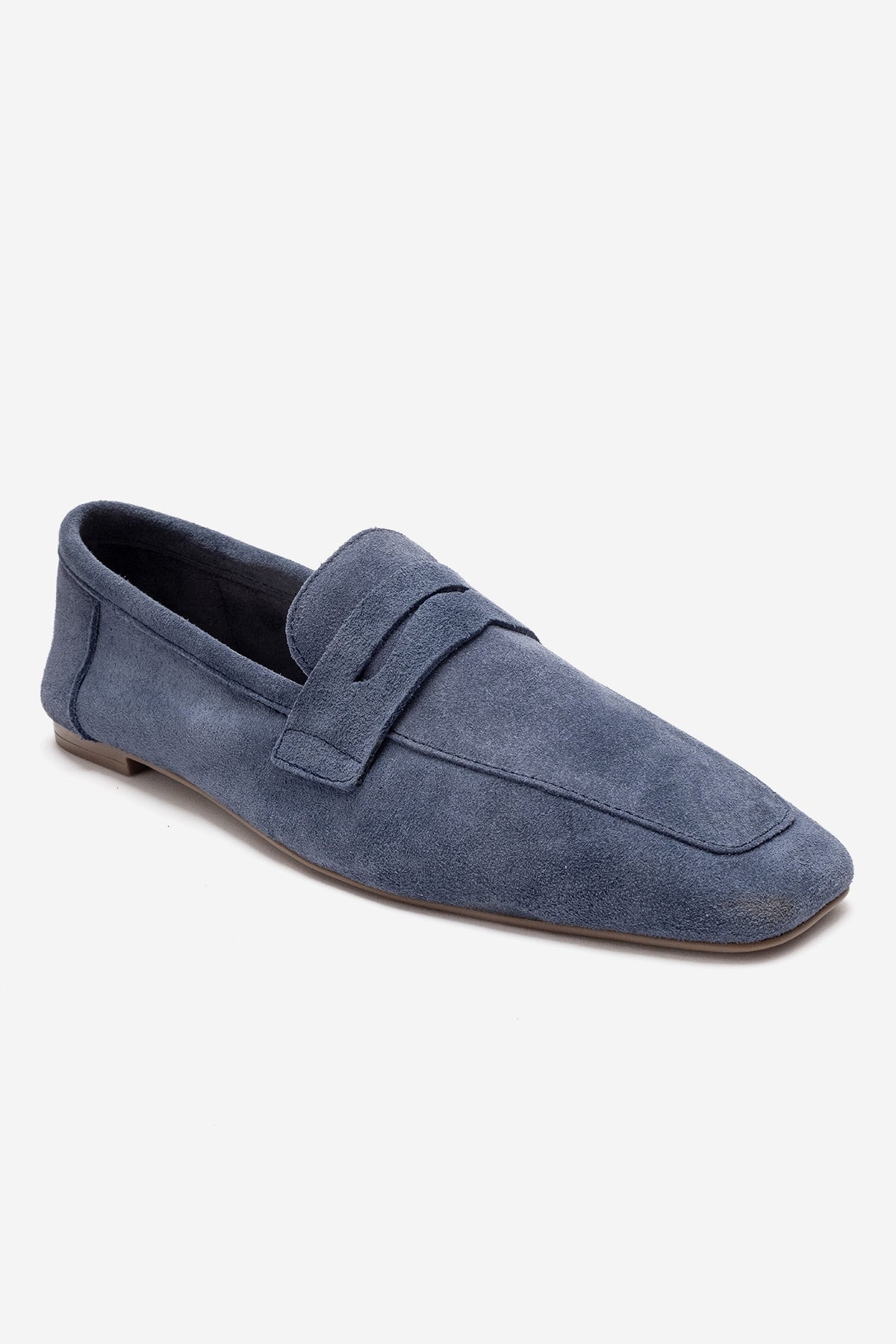 Morne - Navy Genuine Leather Loafer (Women)
