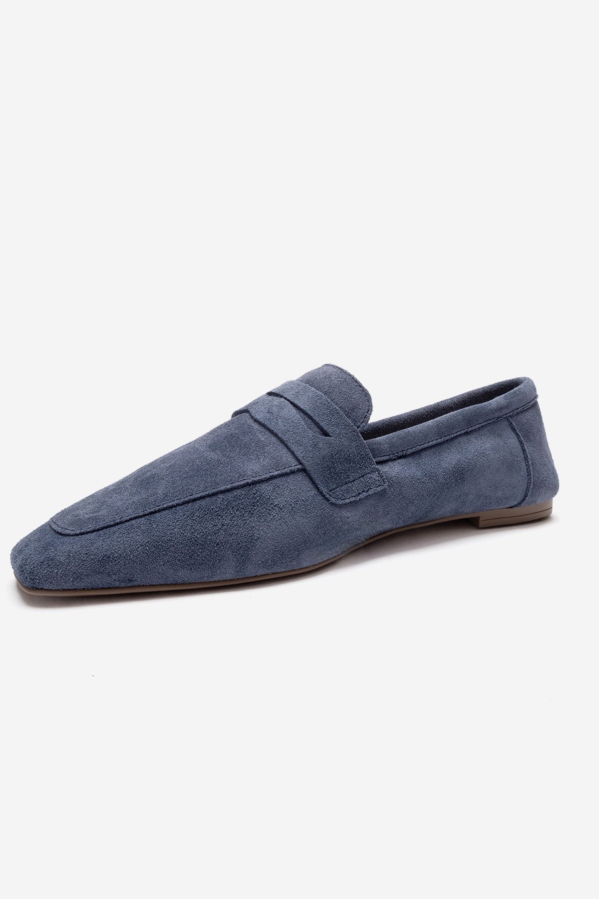 Morne - Navy Genuine Leather Loafer (Women)