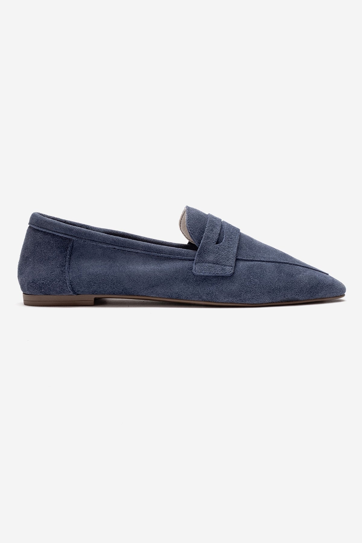 Morne - Navy Genuine Leather Loafer (Women)