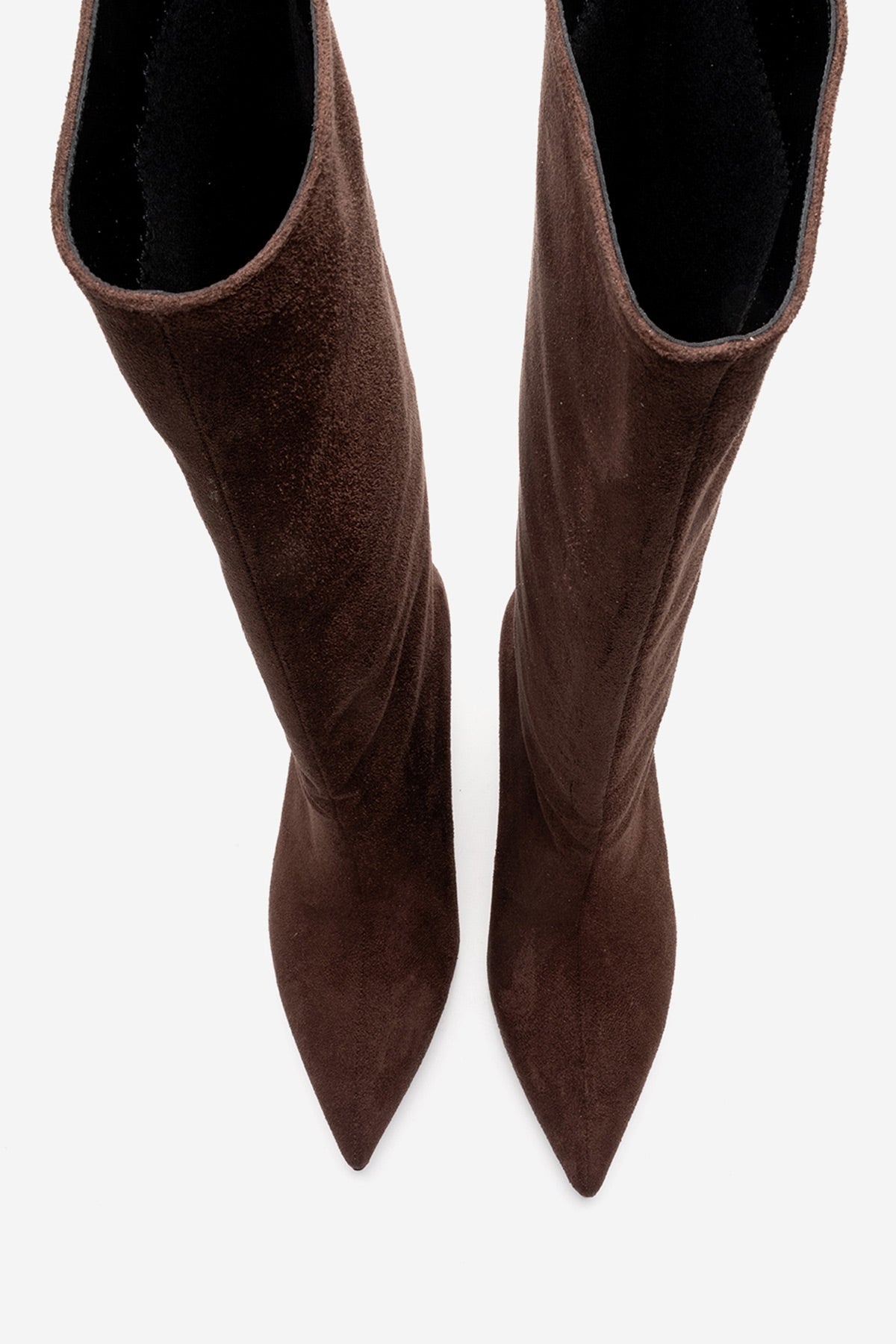 Camila - Brown Suede Stiletto Heel Boot (Women)