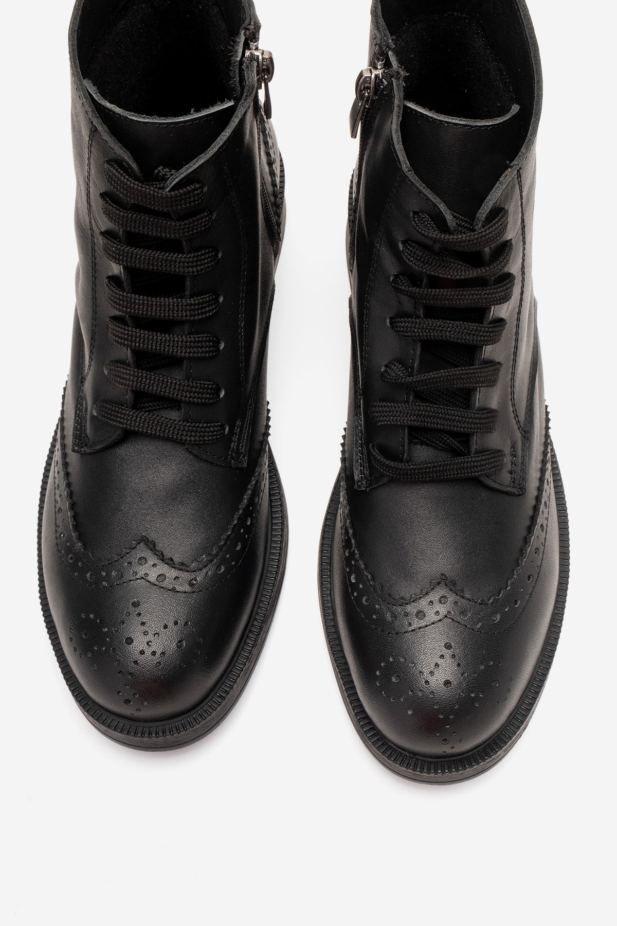 Nelvy - Black Genuine Leather Boot (Women)