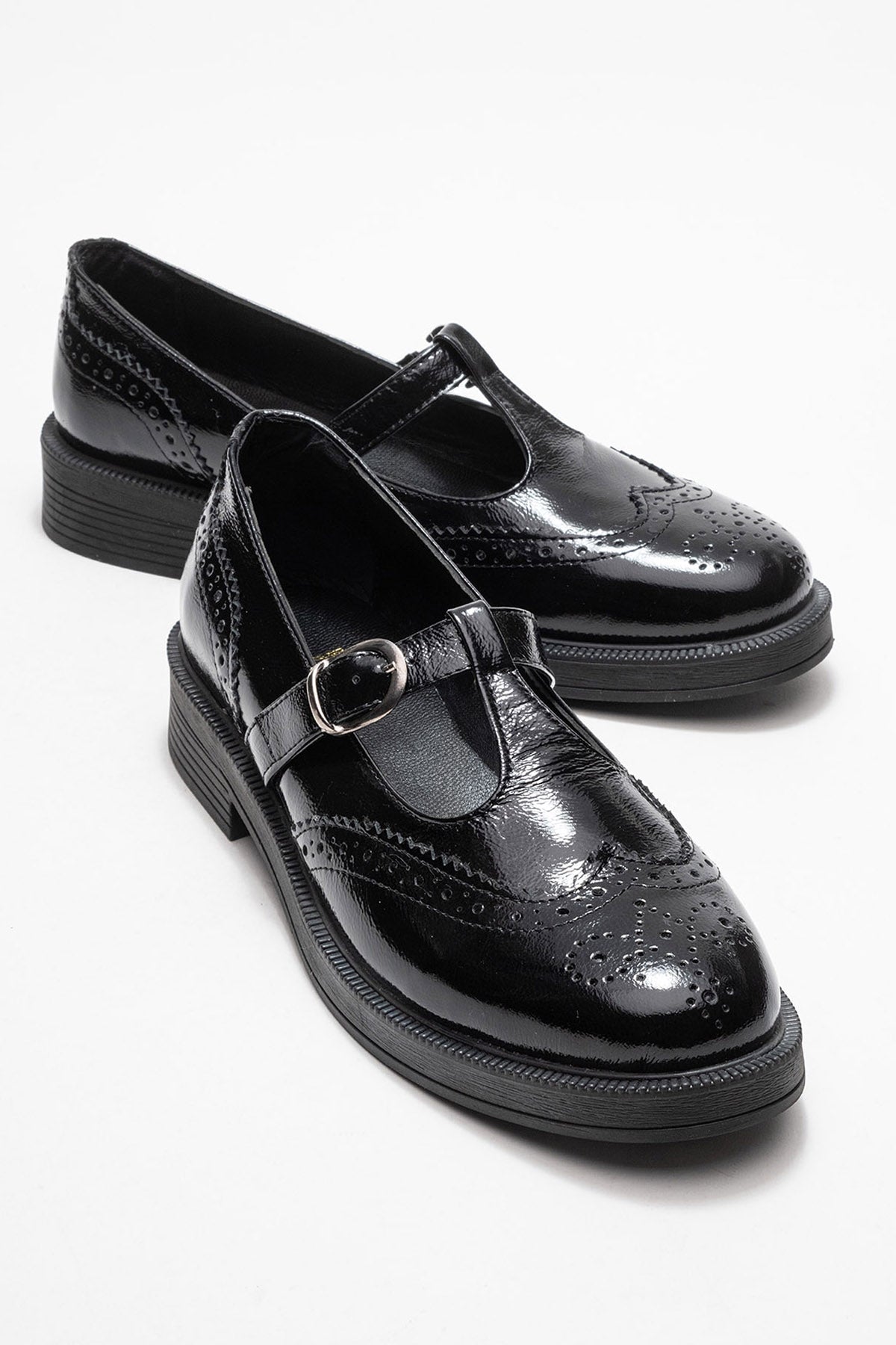 Dorian - Black Patent Genuine Leather Loafer (Women)