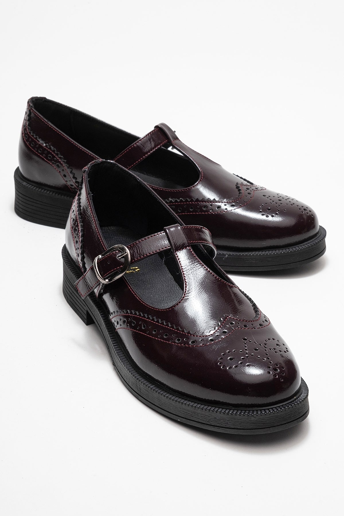 Dorian - Burgundy Patent Genuine Leather Loafer (Women)