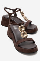 MATT - Cognac Platform Sandal (Women)