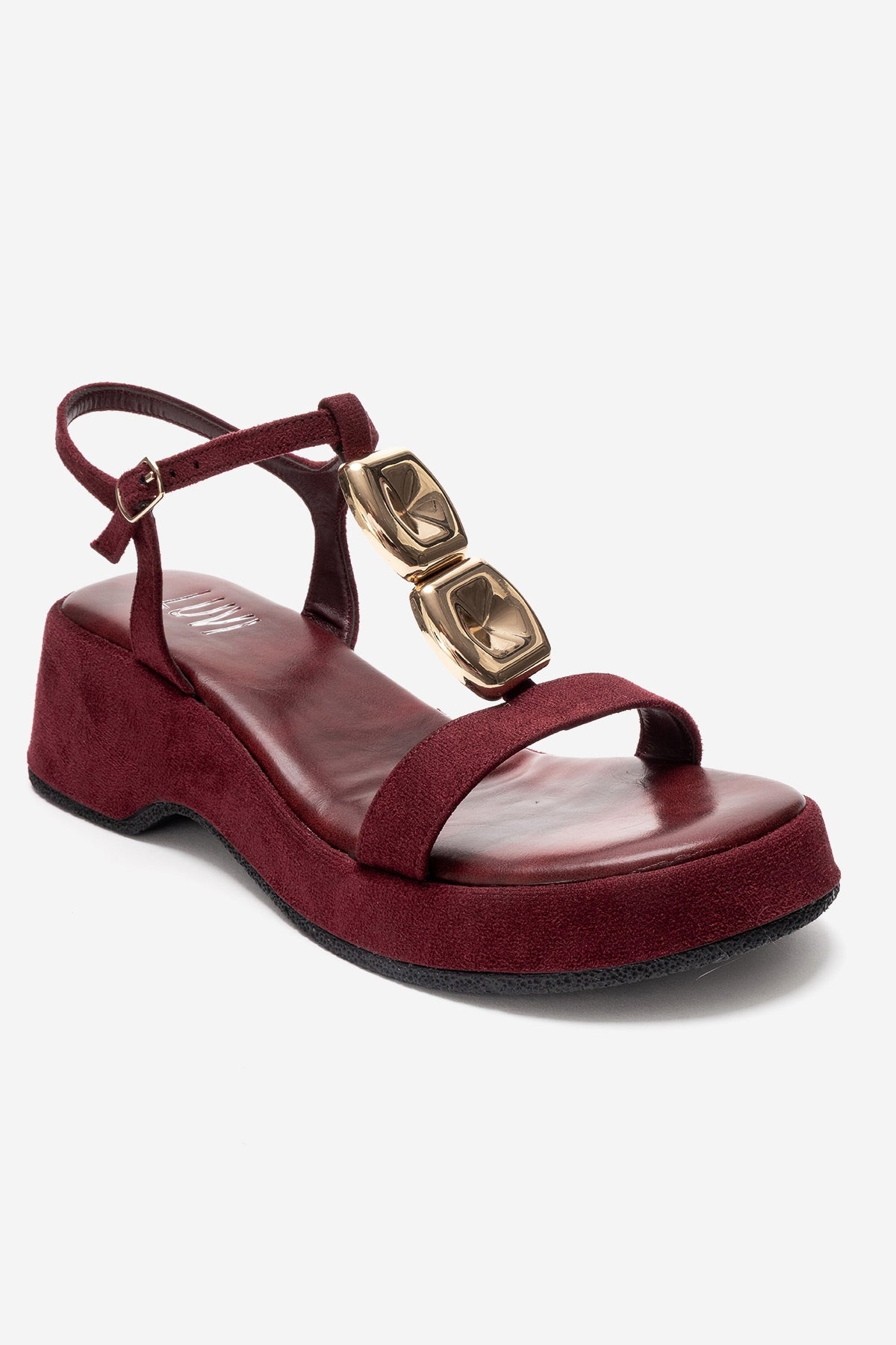 MATT - Burgundy Platform Sandal (Women)